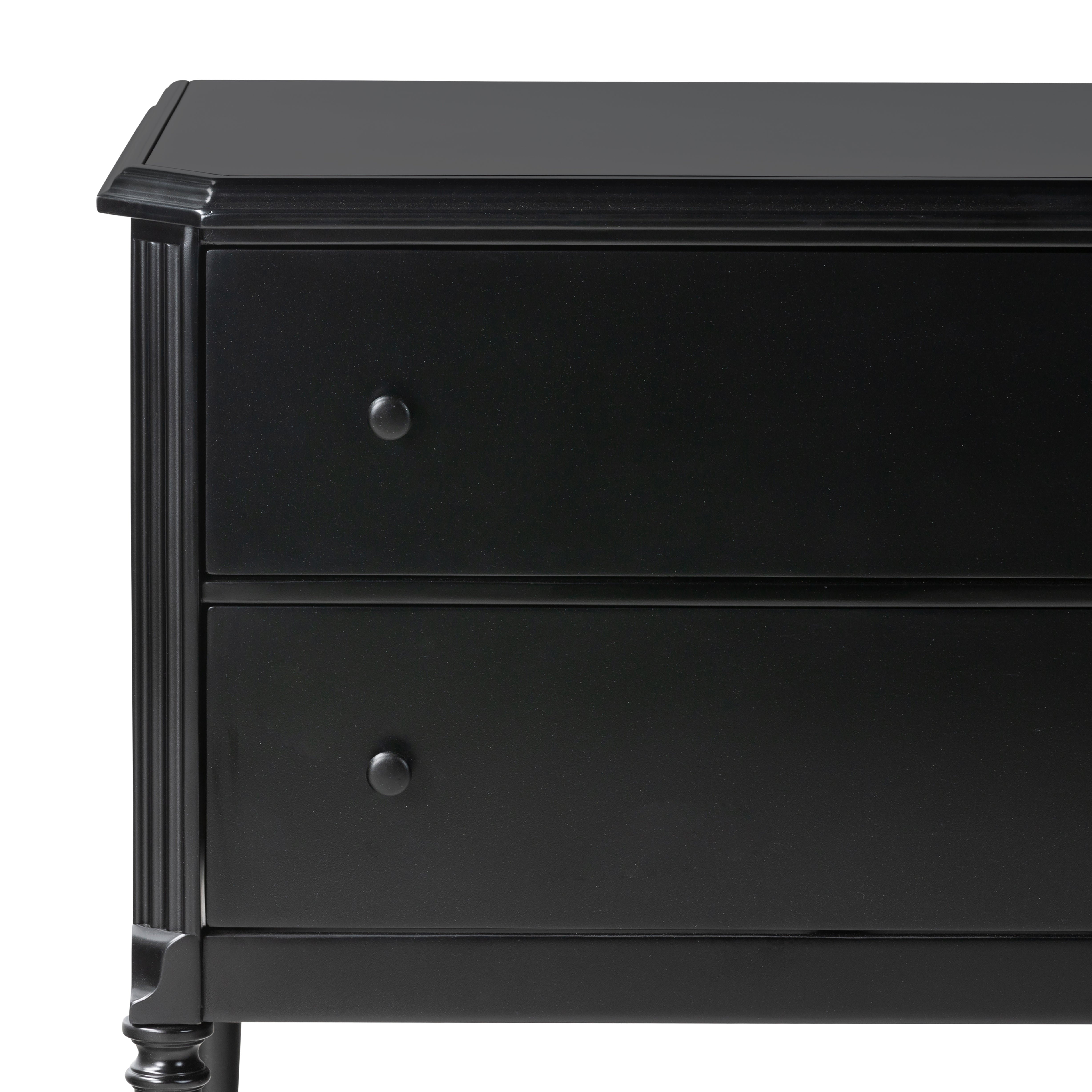 Regan Nightstand front corner up close