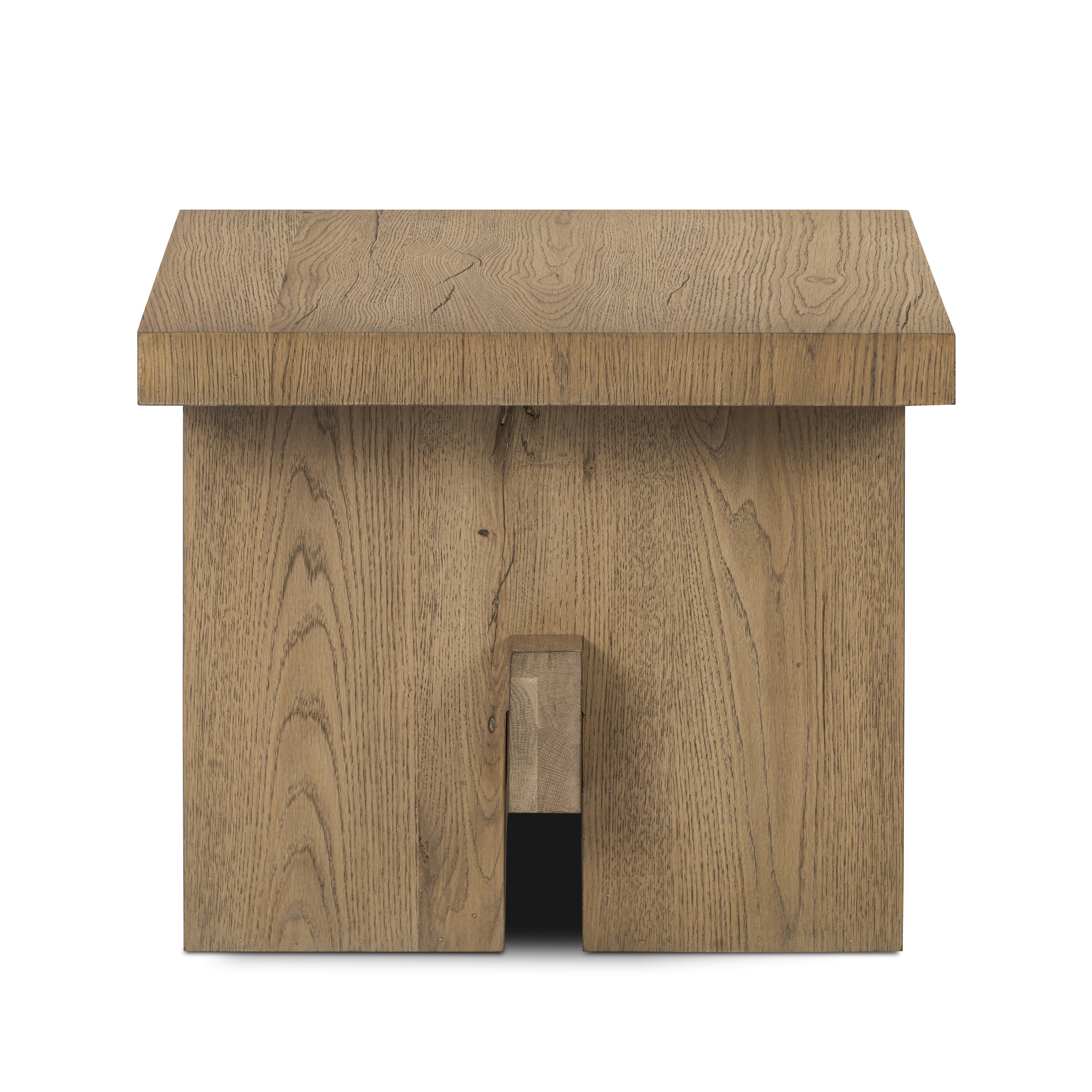 Light Oak Edison End Table side