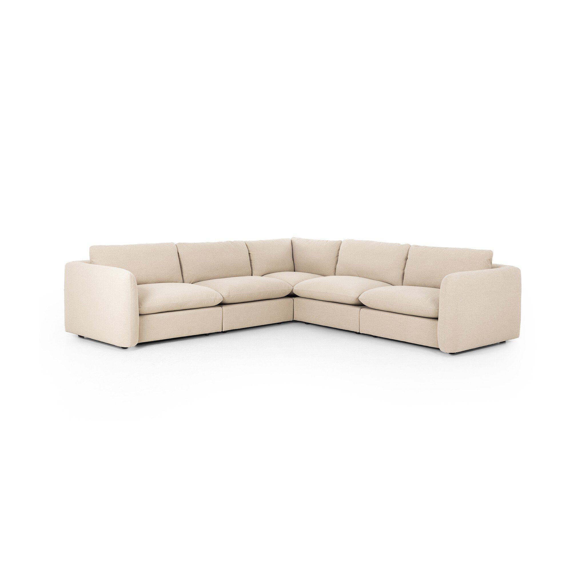 Taupe Laura Sectional configuration option
