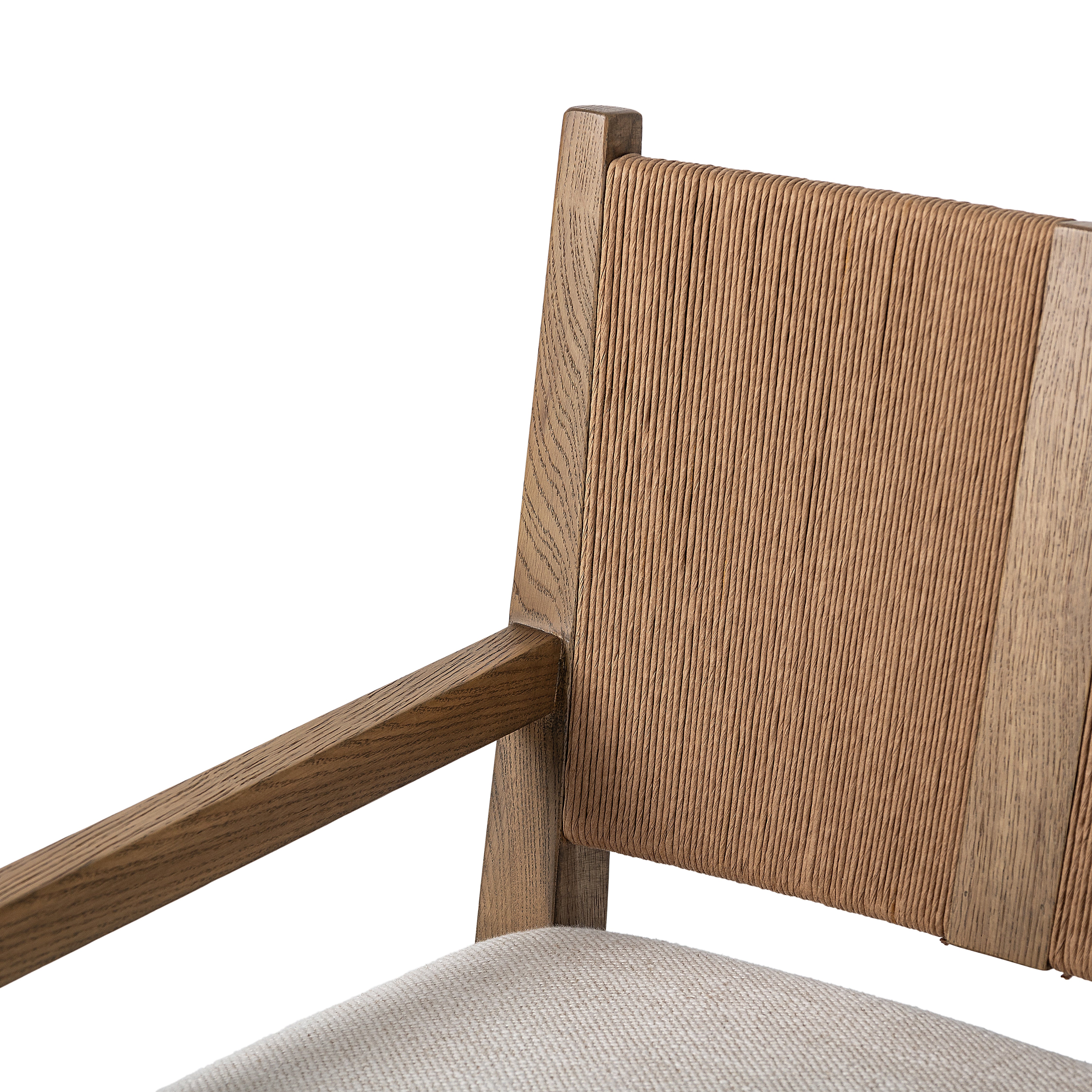 Alexa Dining Armchair seatback and arm