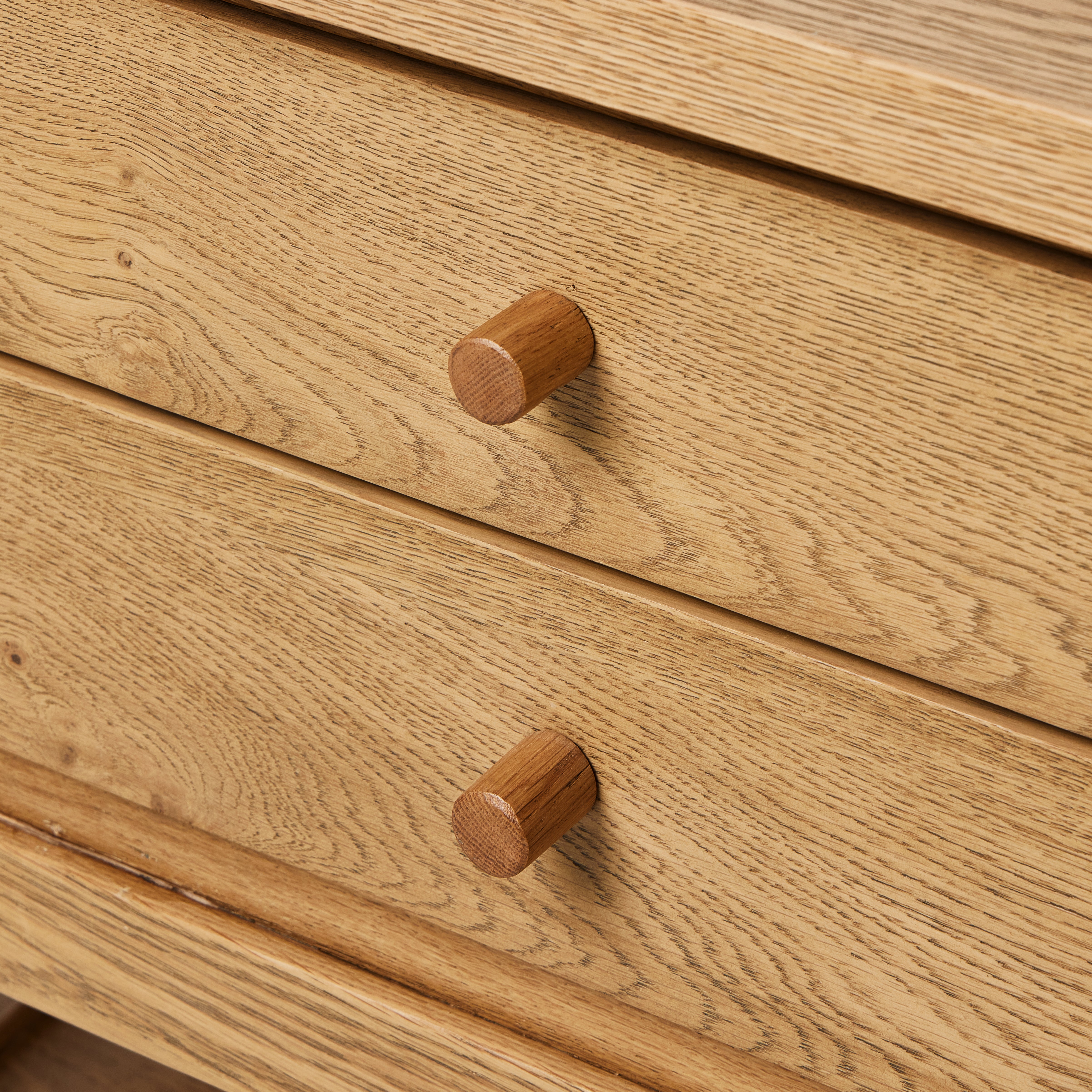 Evans Nightstand knobs up close