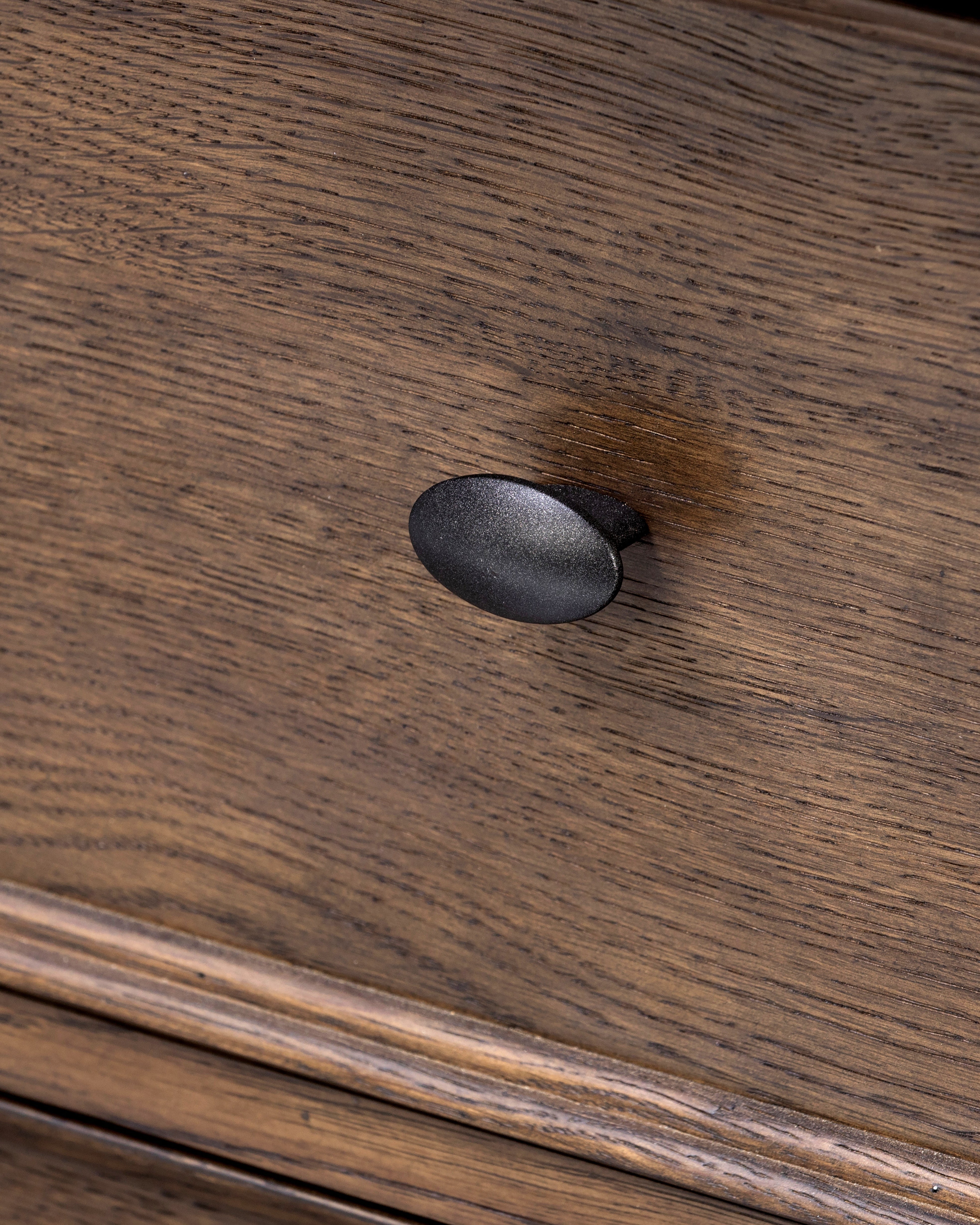 Orville Bedroom Nightstand handle up close