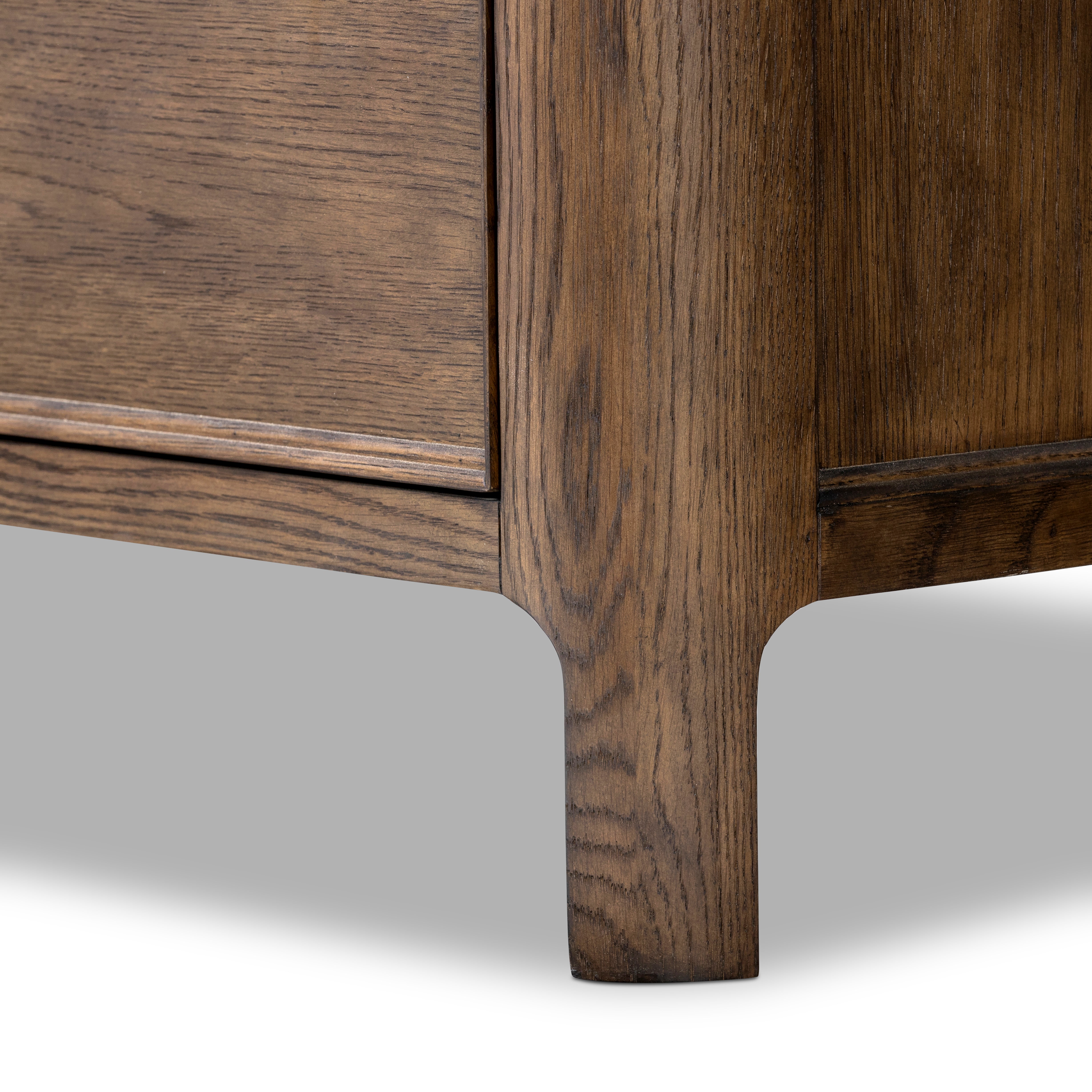 Orville Bedroom Nightstand leg up close