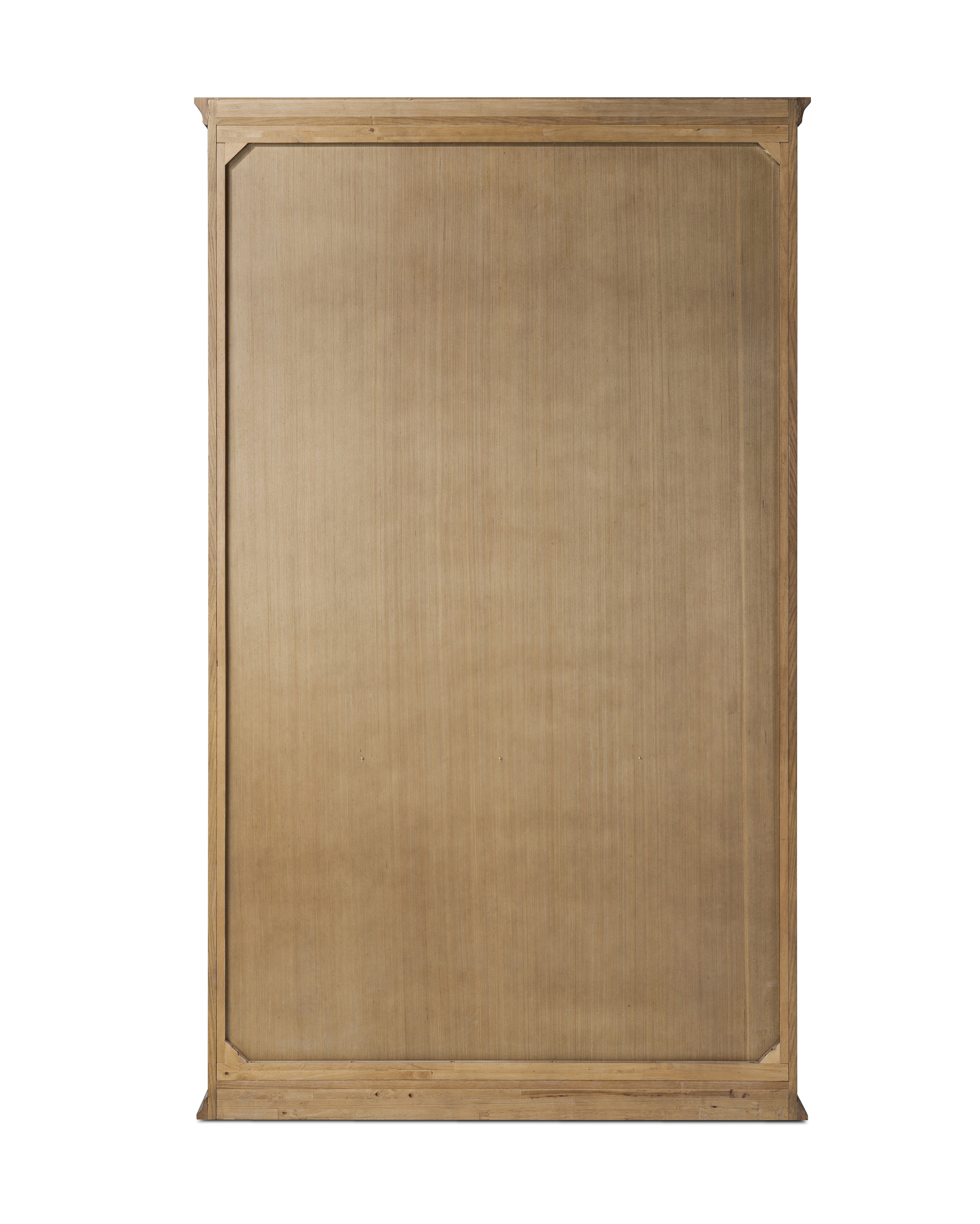 Weathered Oak Potter Cabinet back