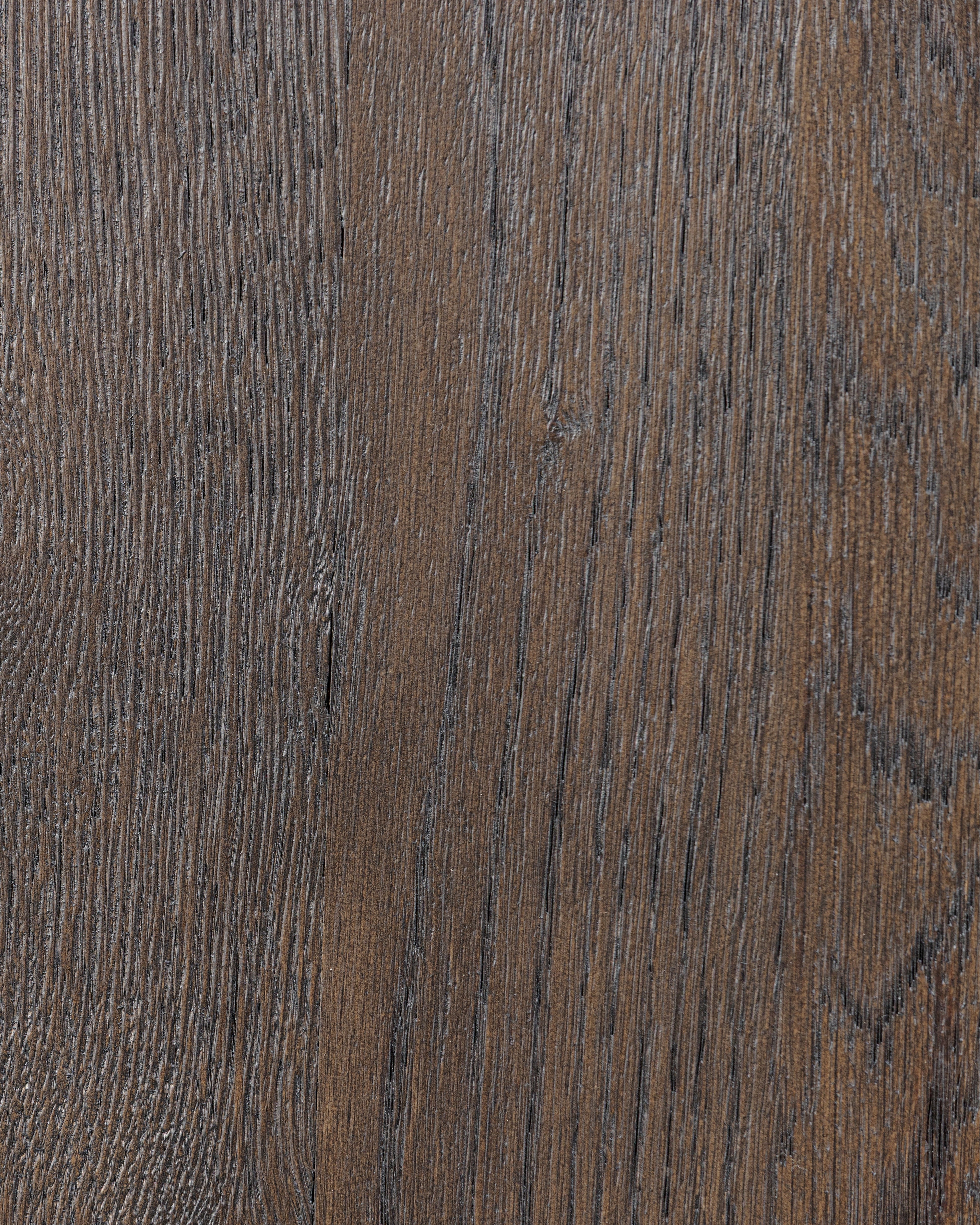 Smoked black Potter Cabinet wood grain up close