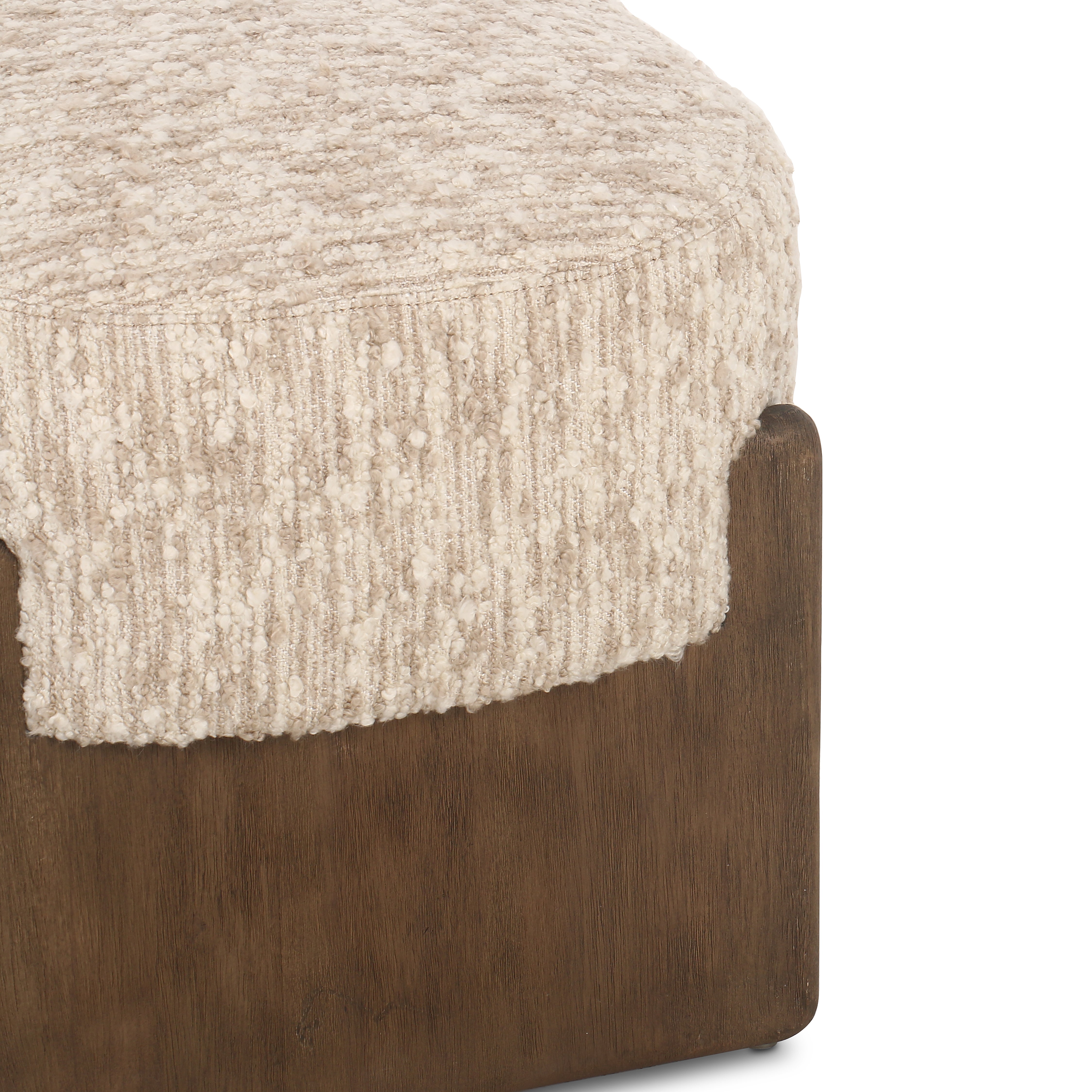 Perry Accent Bench side up close