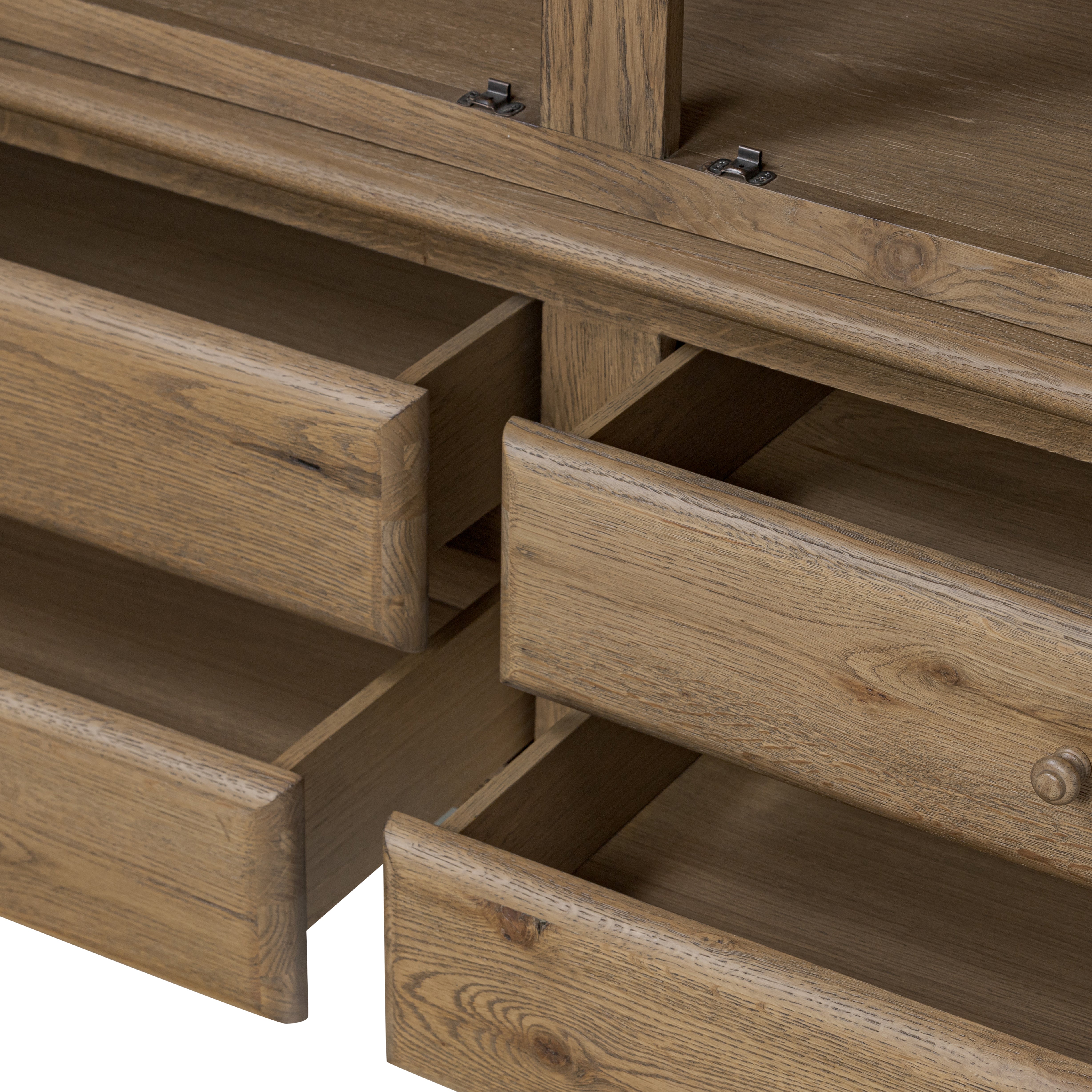 Walt Cabinet shown with drawers open