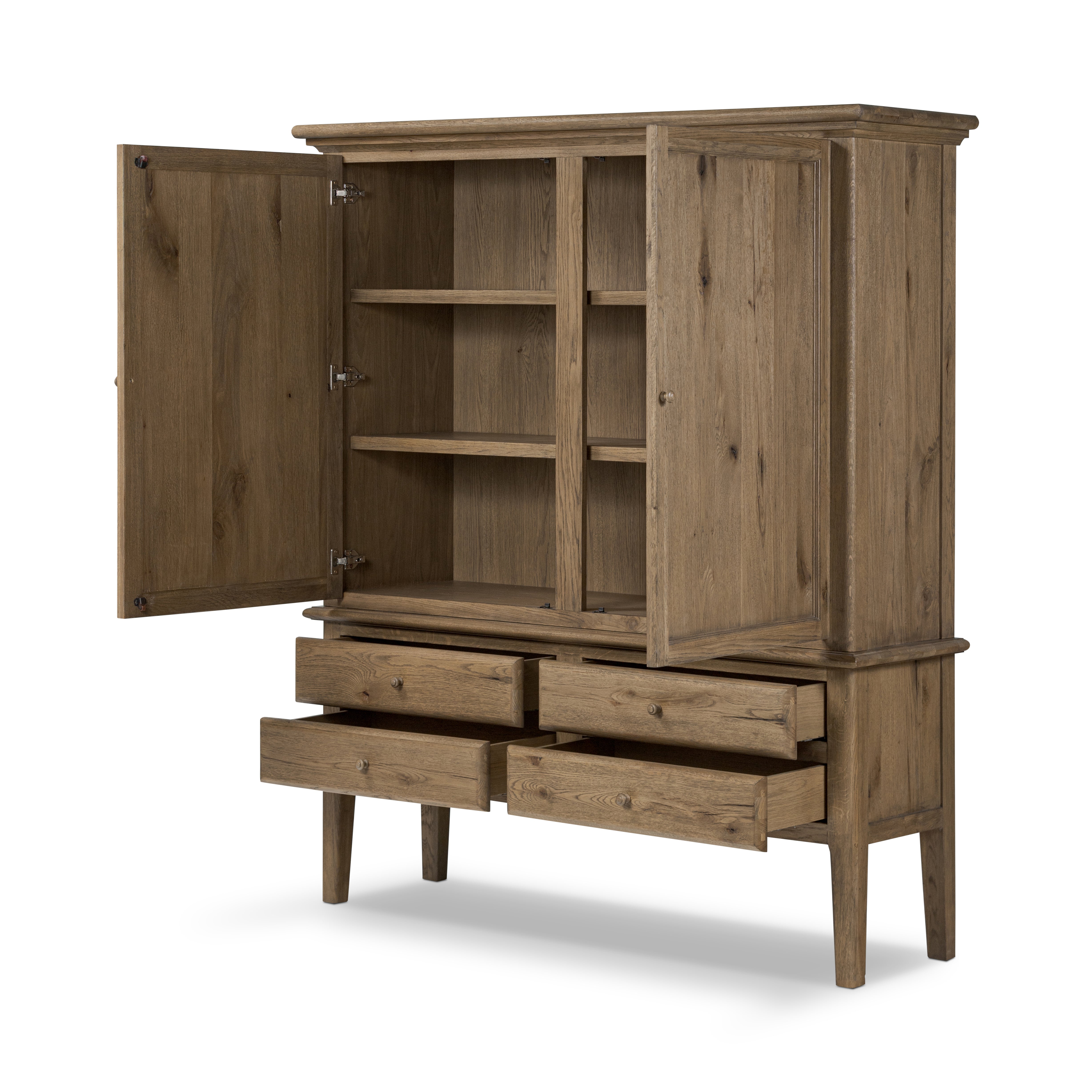 Walt Cabinet shown with doors open