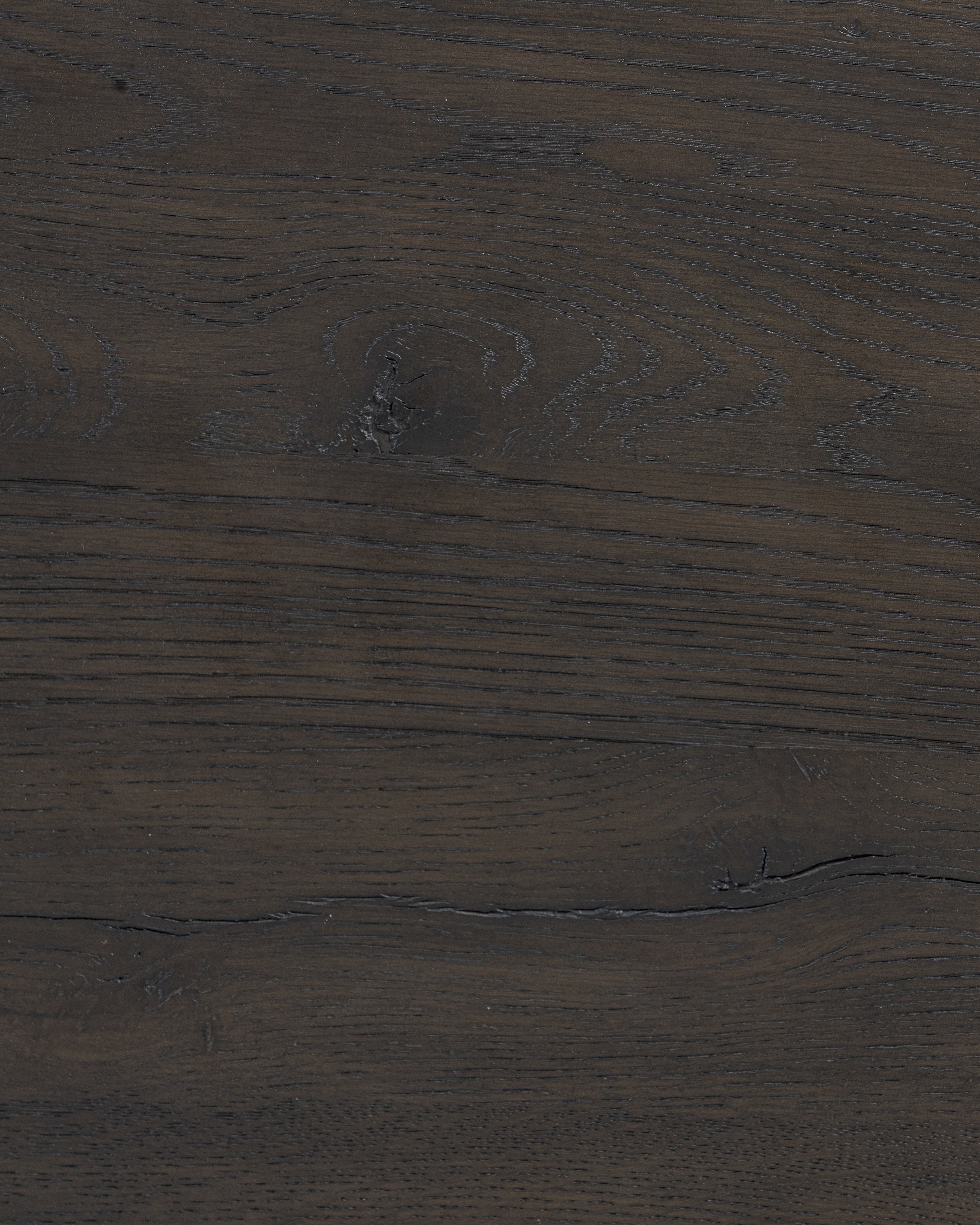 Smoked Black Cara Sideboard wood up close