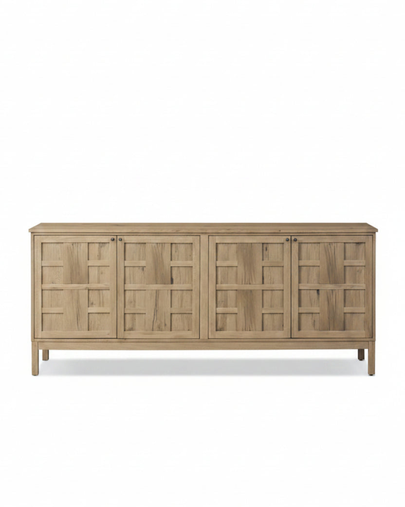 Aged Natural Oak Cara Sideboard