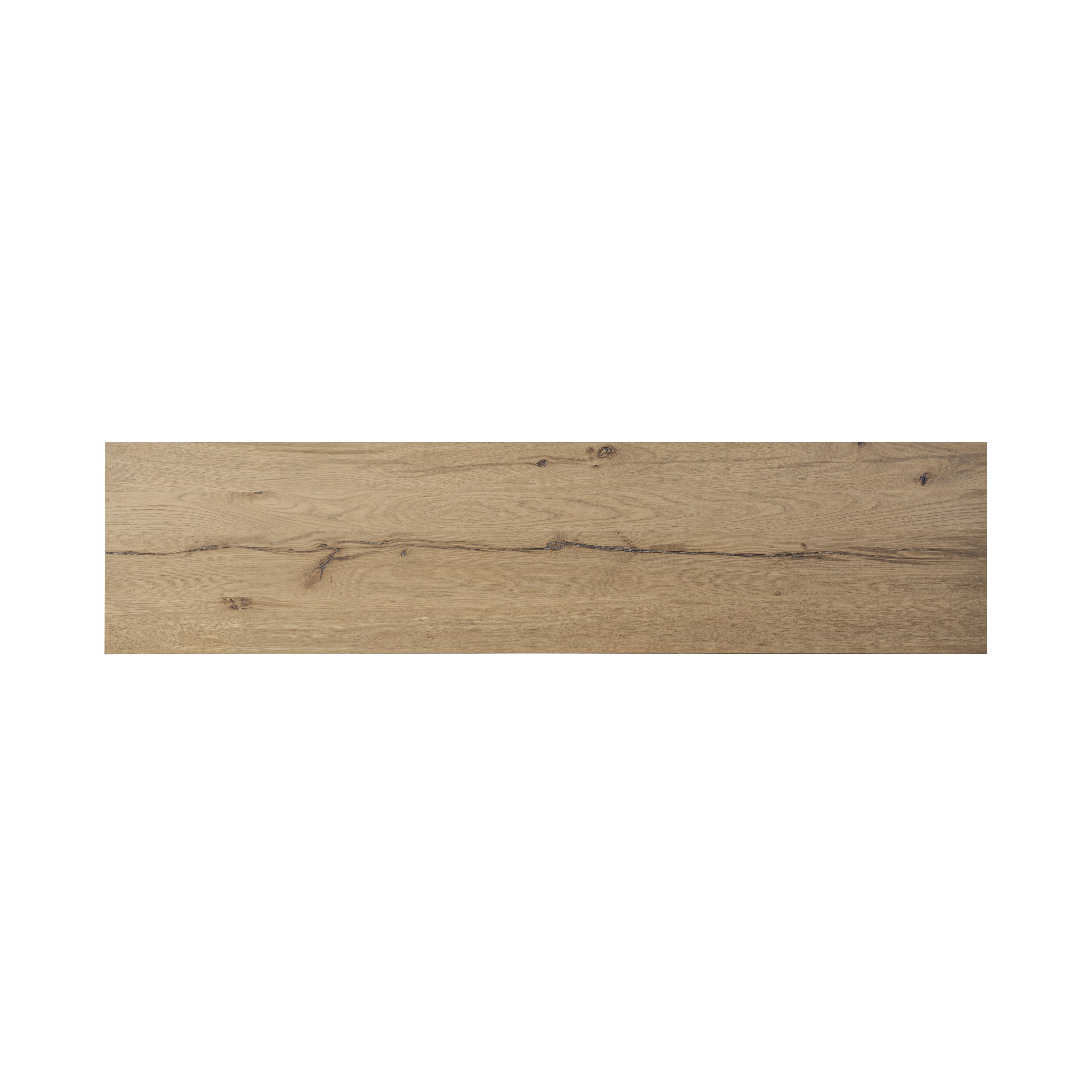 Aged Natural Oak Cara Sideboard top view