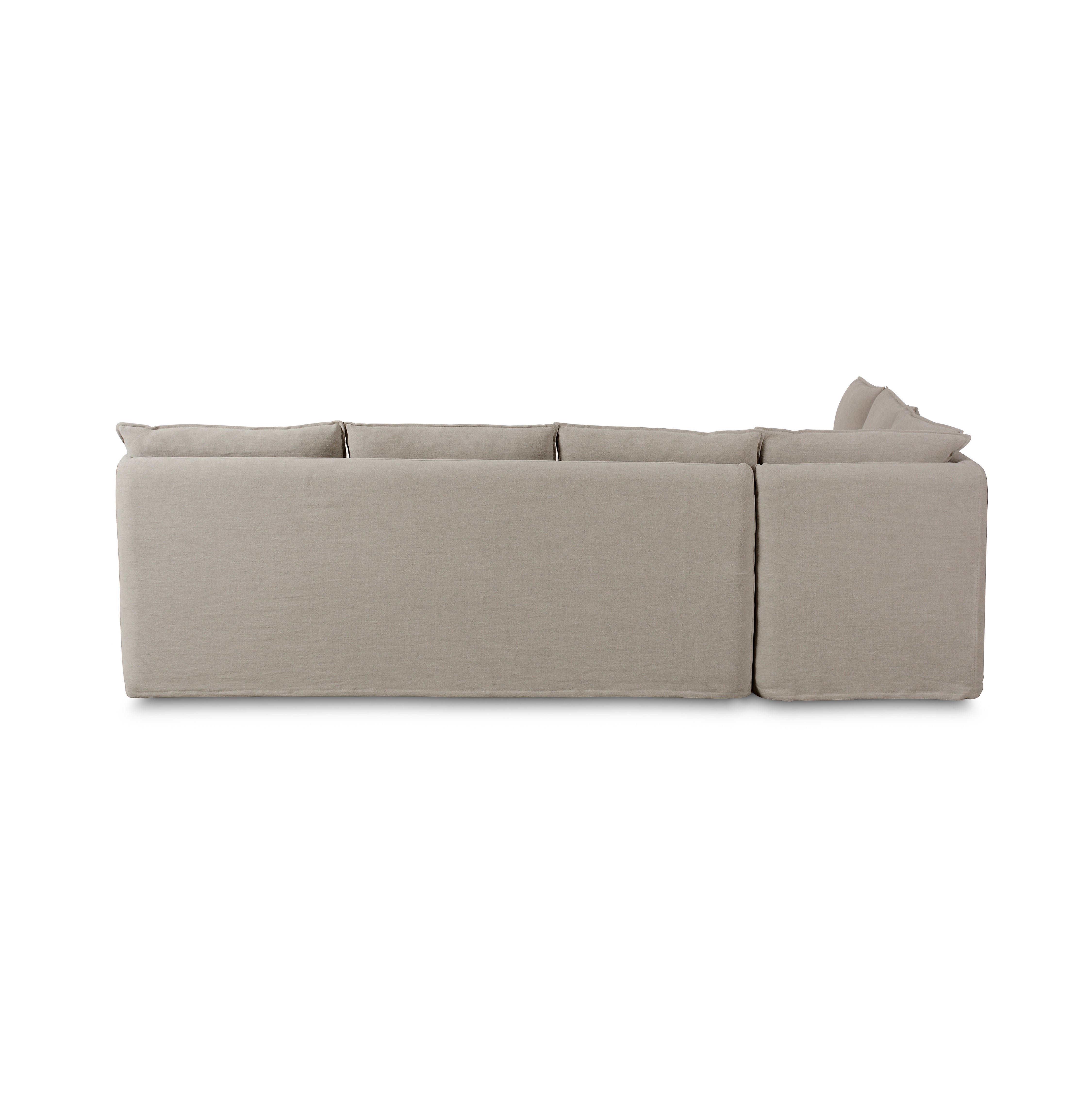 104" Erica Slipcover Dining Banquette backview