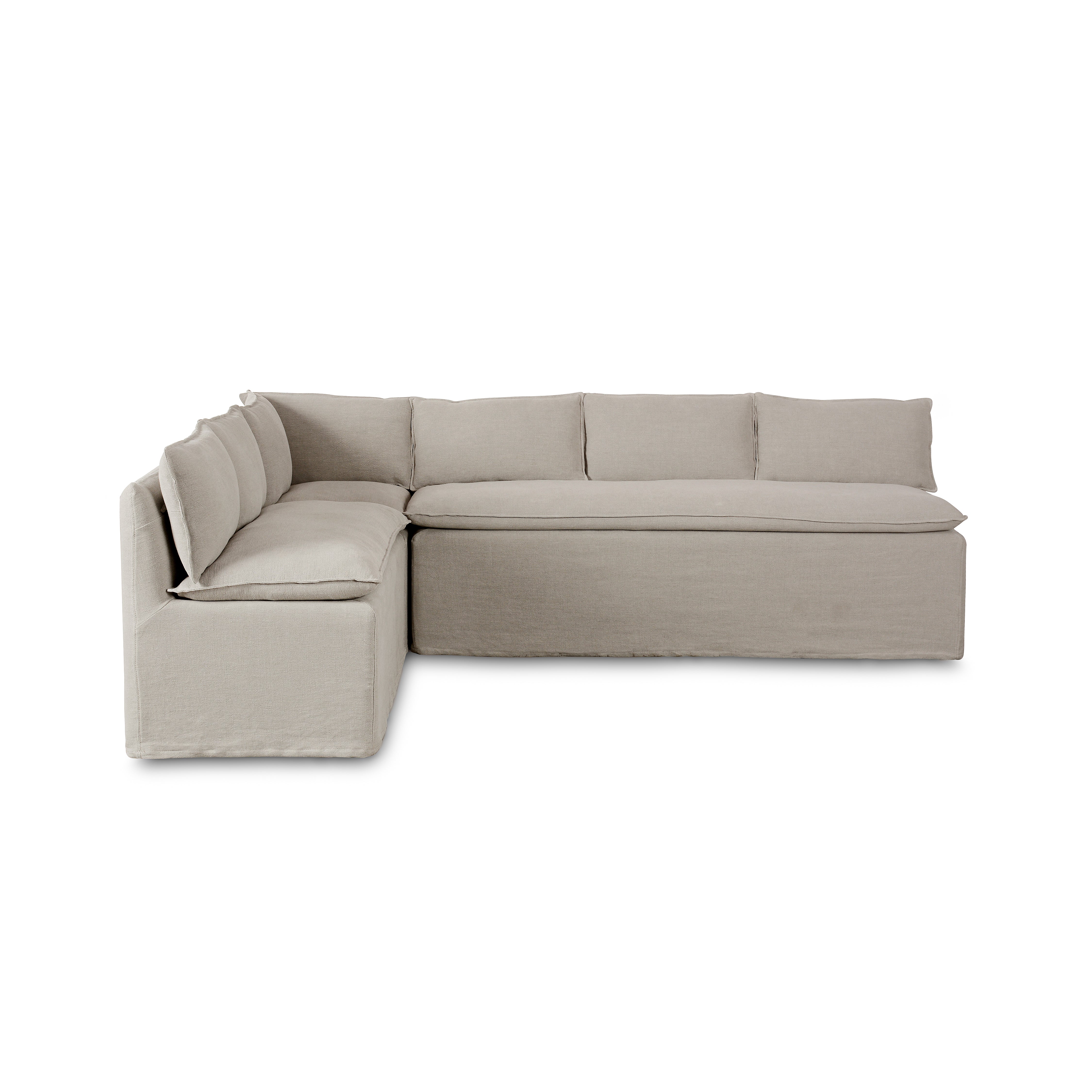 104" Erica Slipcover Dining Banquette