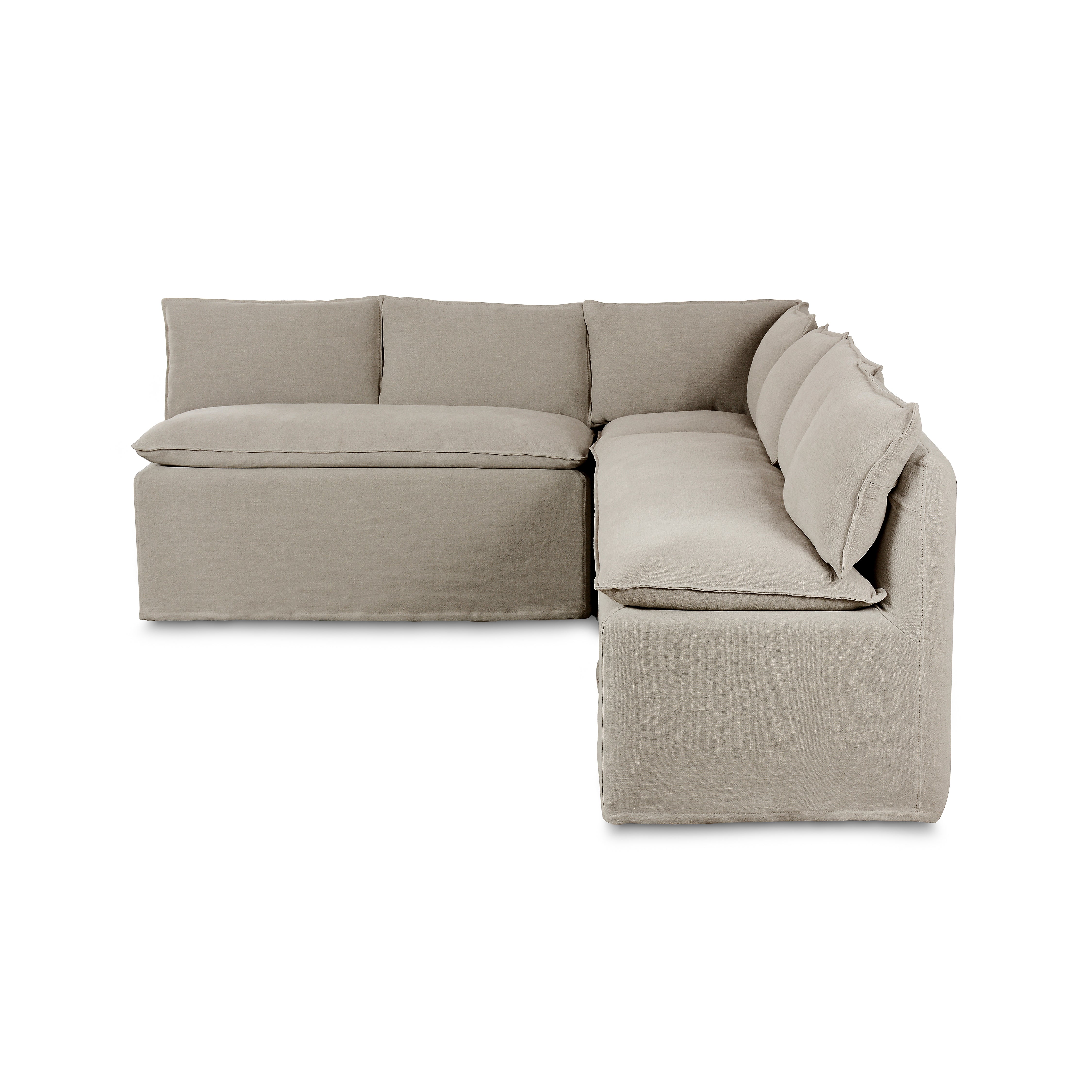 104" Erica Slipcover Dining Banquette