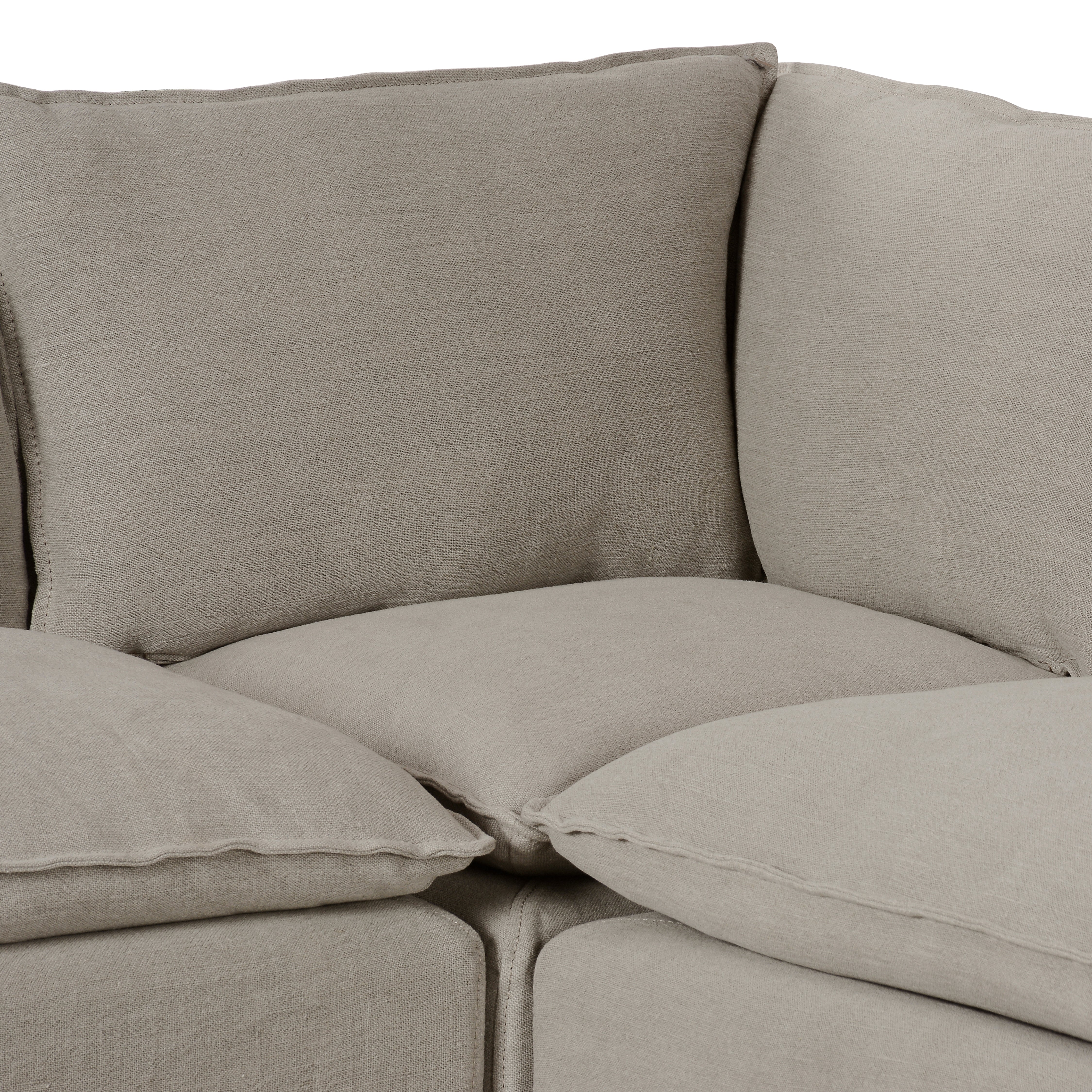 131" Erica Slipcover Dining Banquette seat