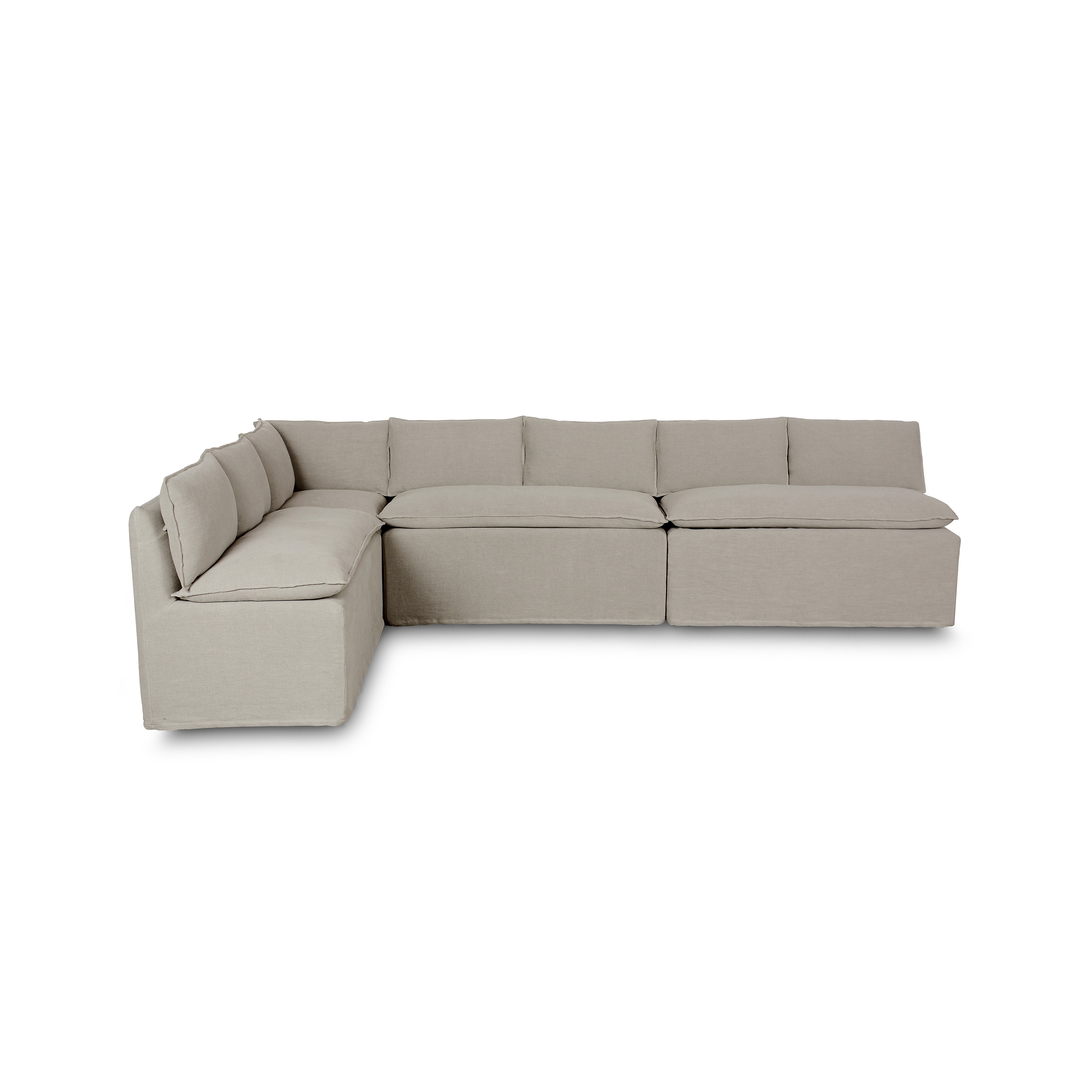 131" Erica Slipcover Dining Banquette