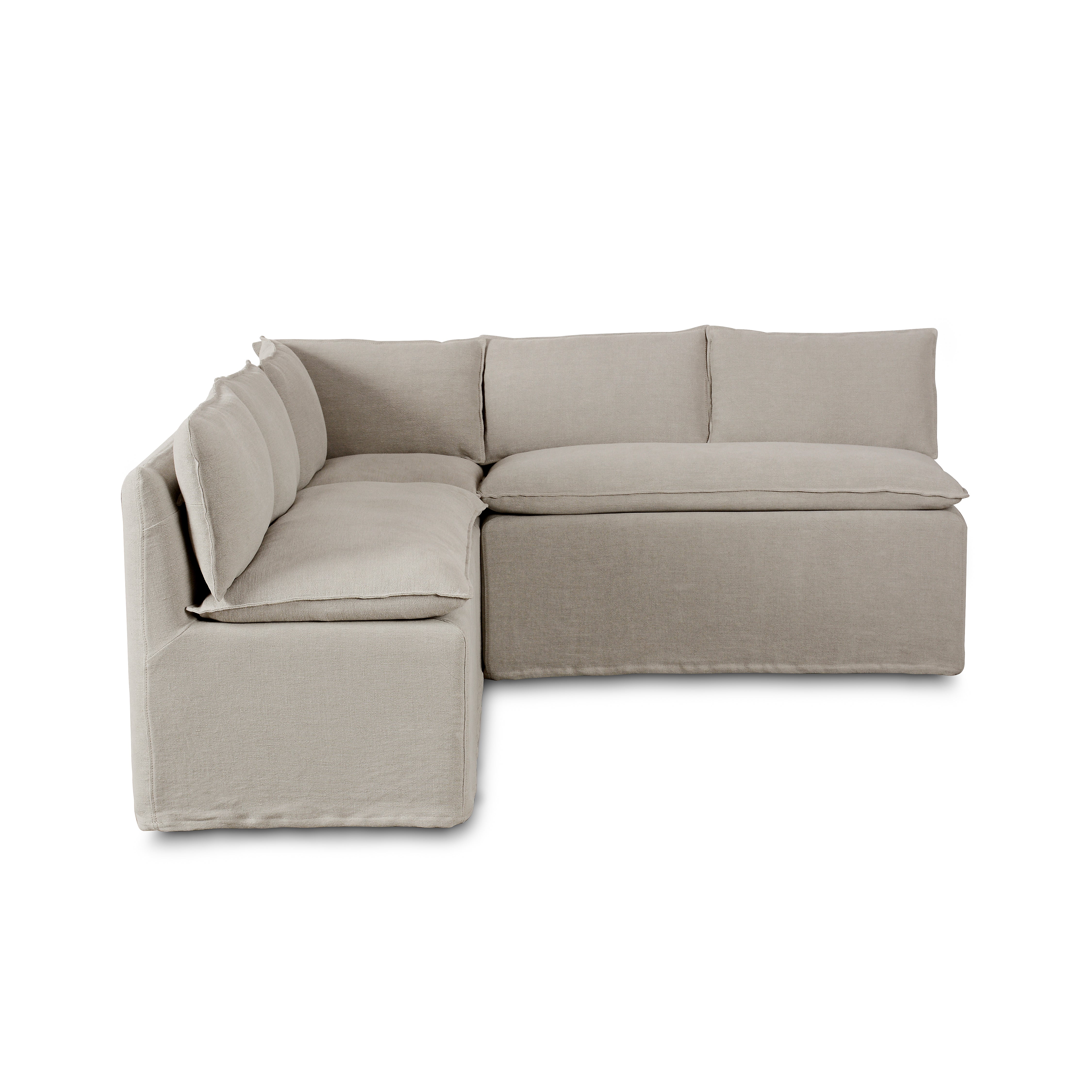 80" Erica Slipcover Dining Banquette