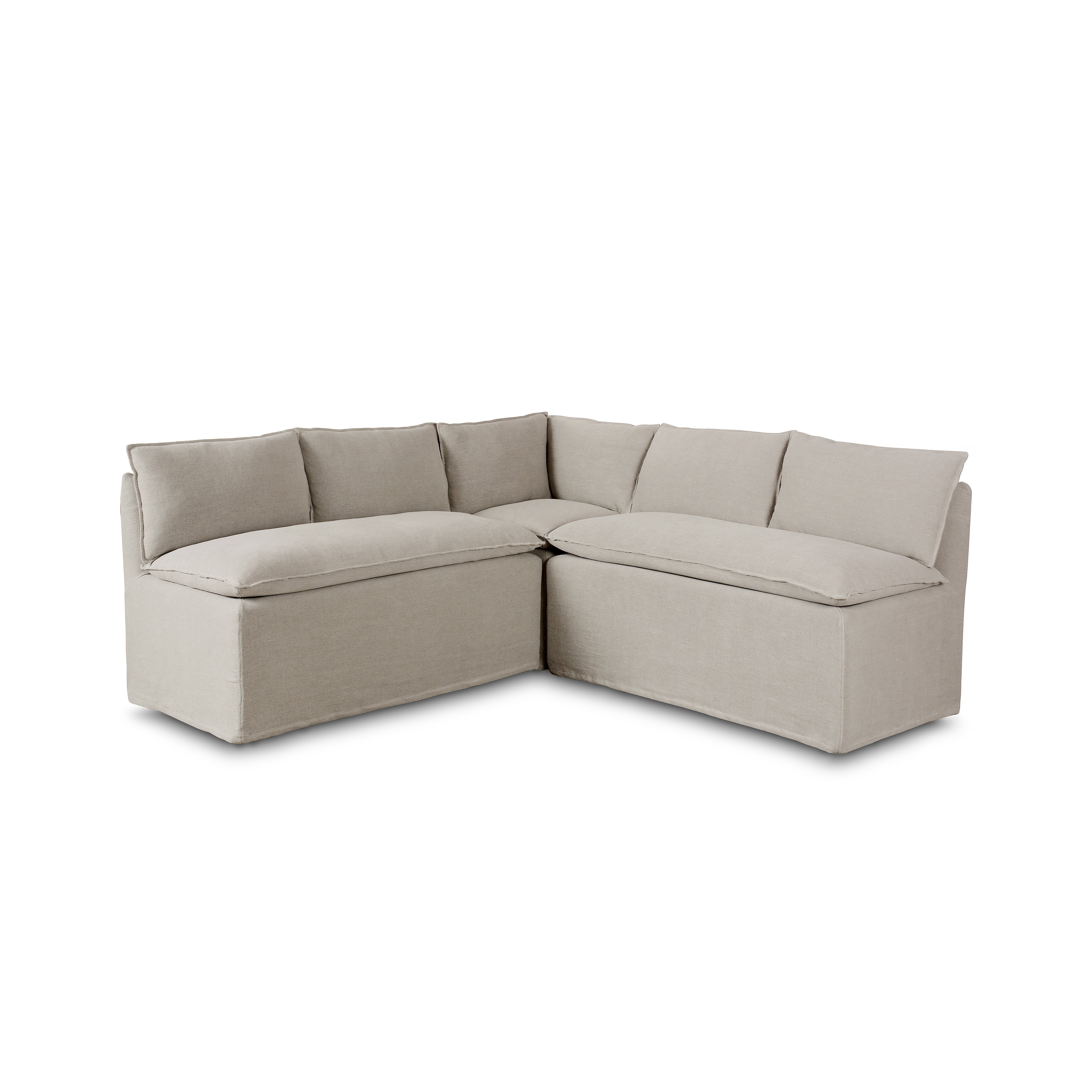 80" Erica Slipcover Dining Banquette