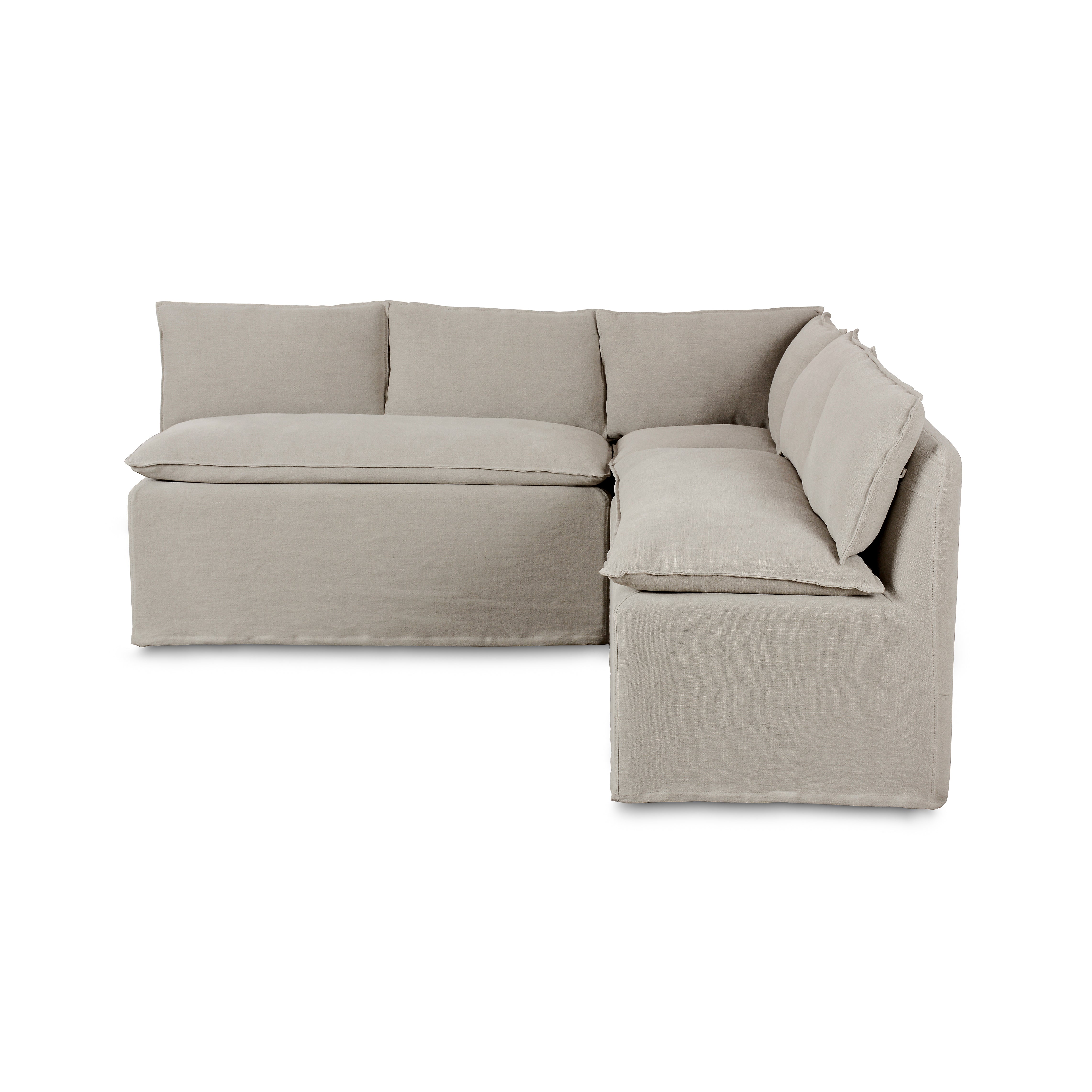 80" Erica Slipcover Dining Banquette