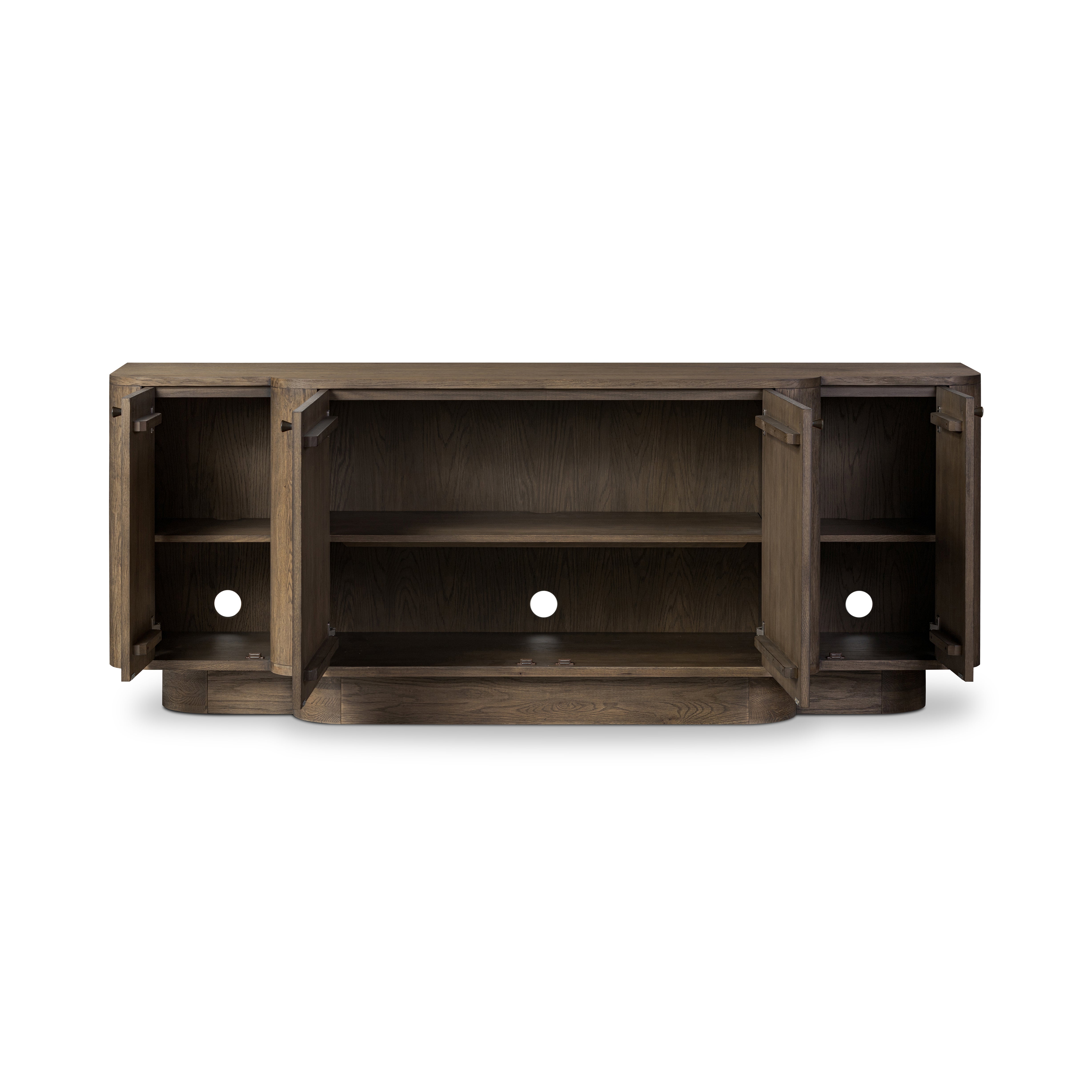 Luke Sideboard shown with doors open