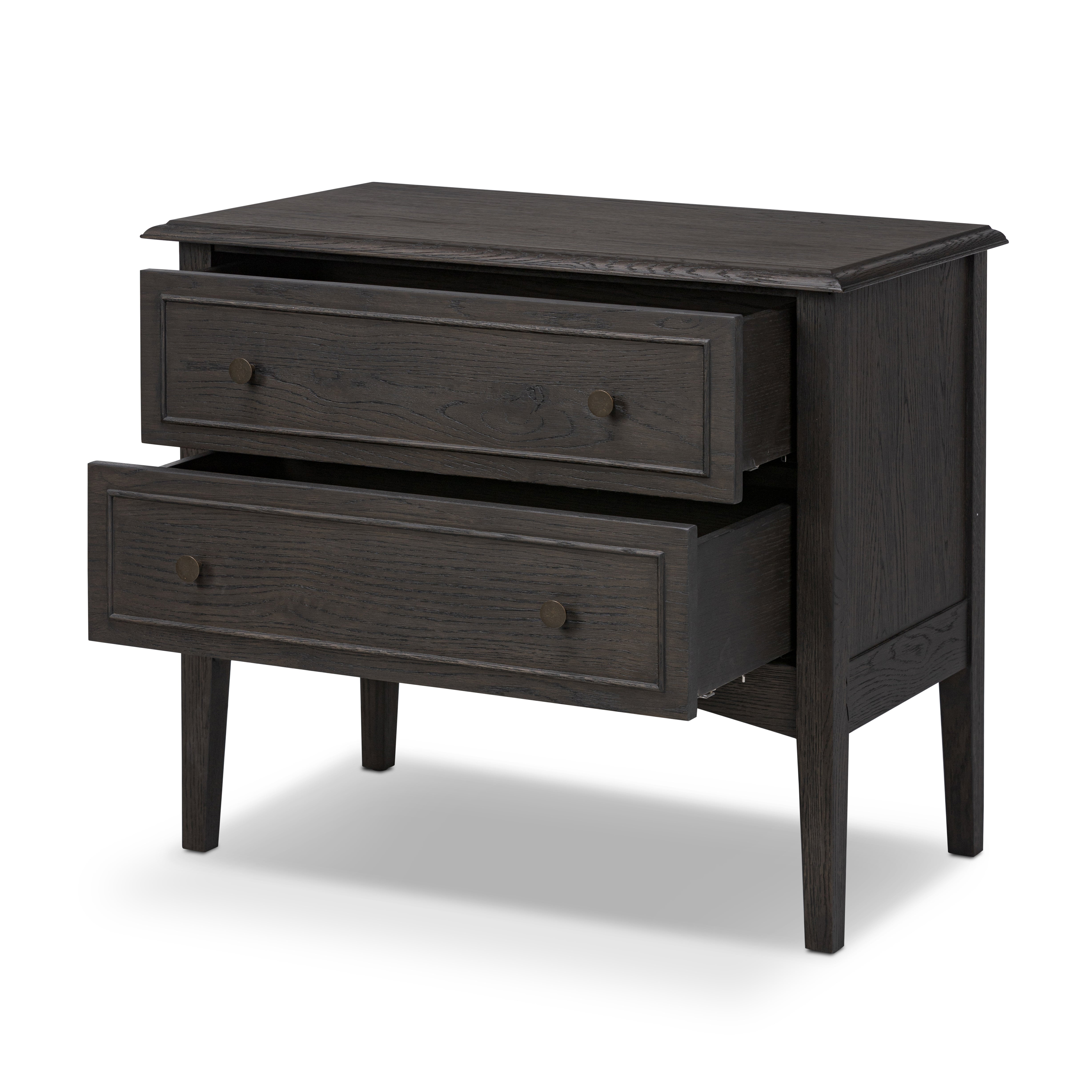 Hamilton Nightstand shown with drawers open
