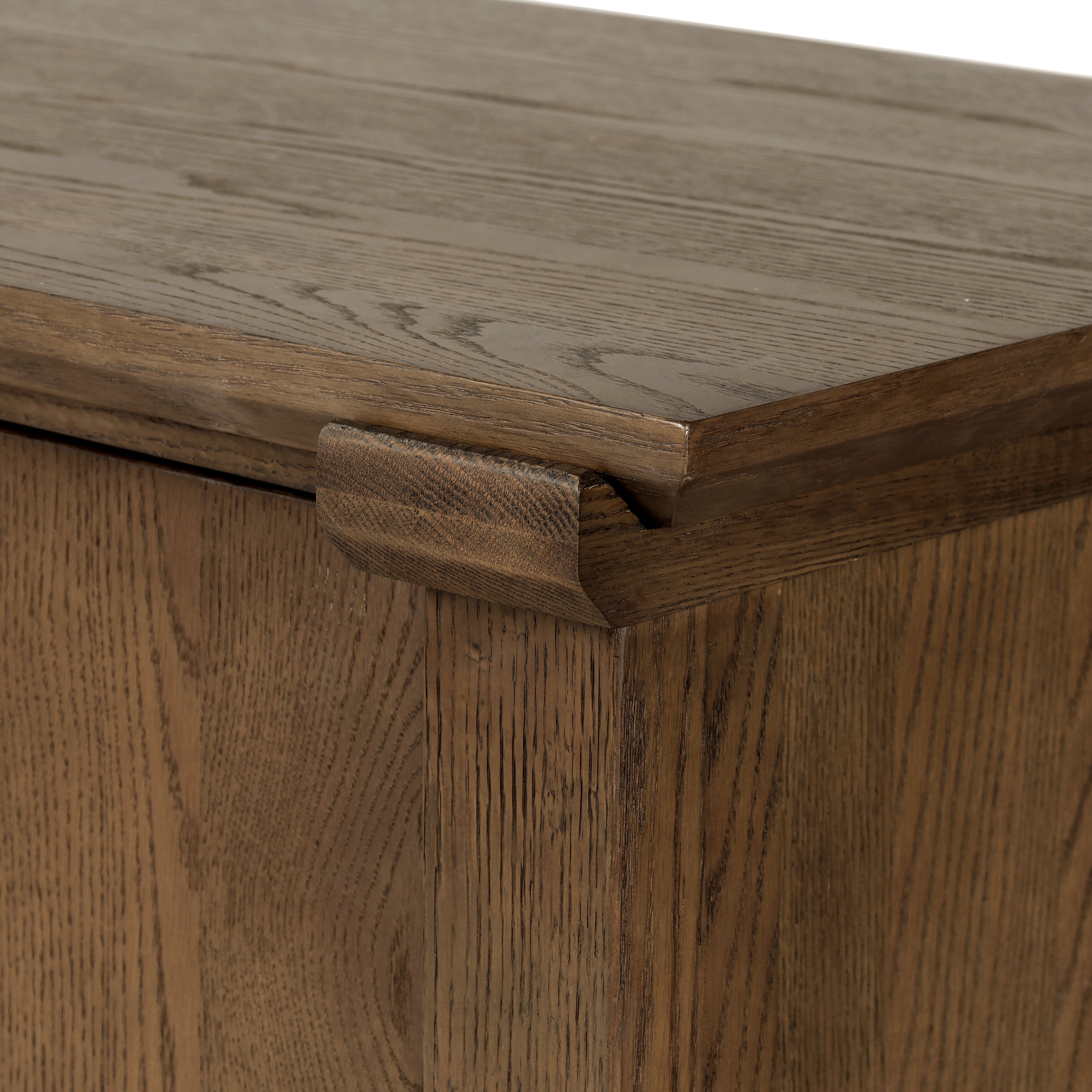 Dahlia Sideboard corner up close