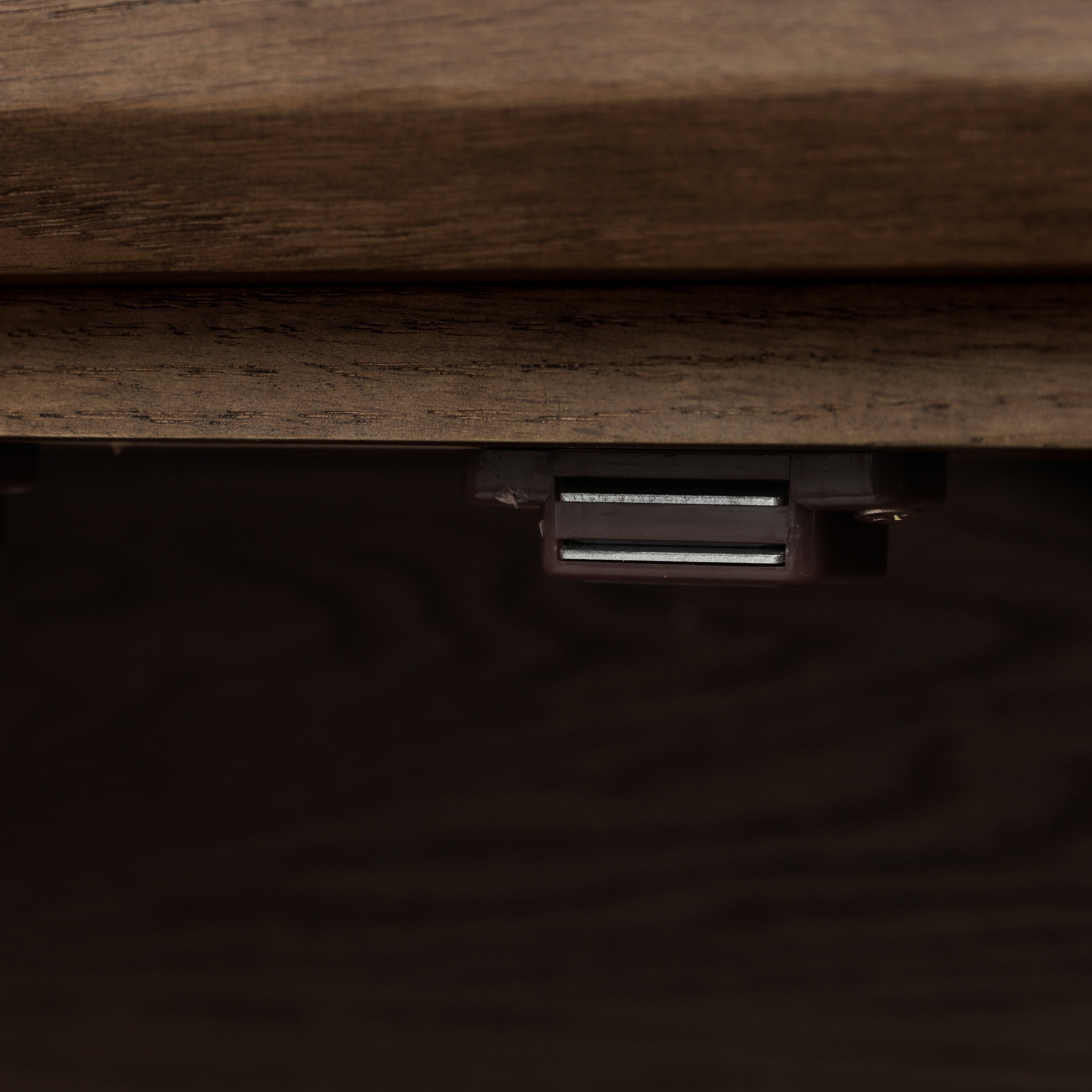 Dahlia Sideboard closure hardware up close