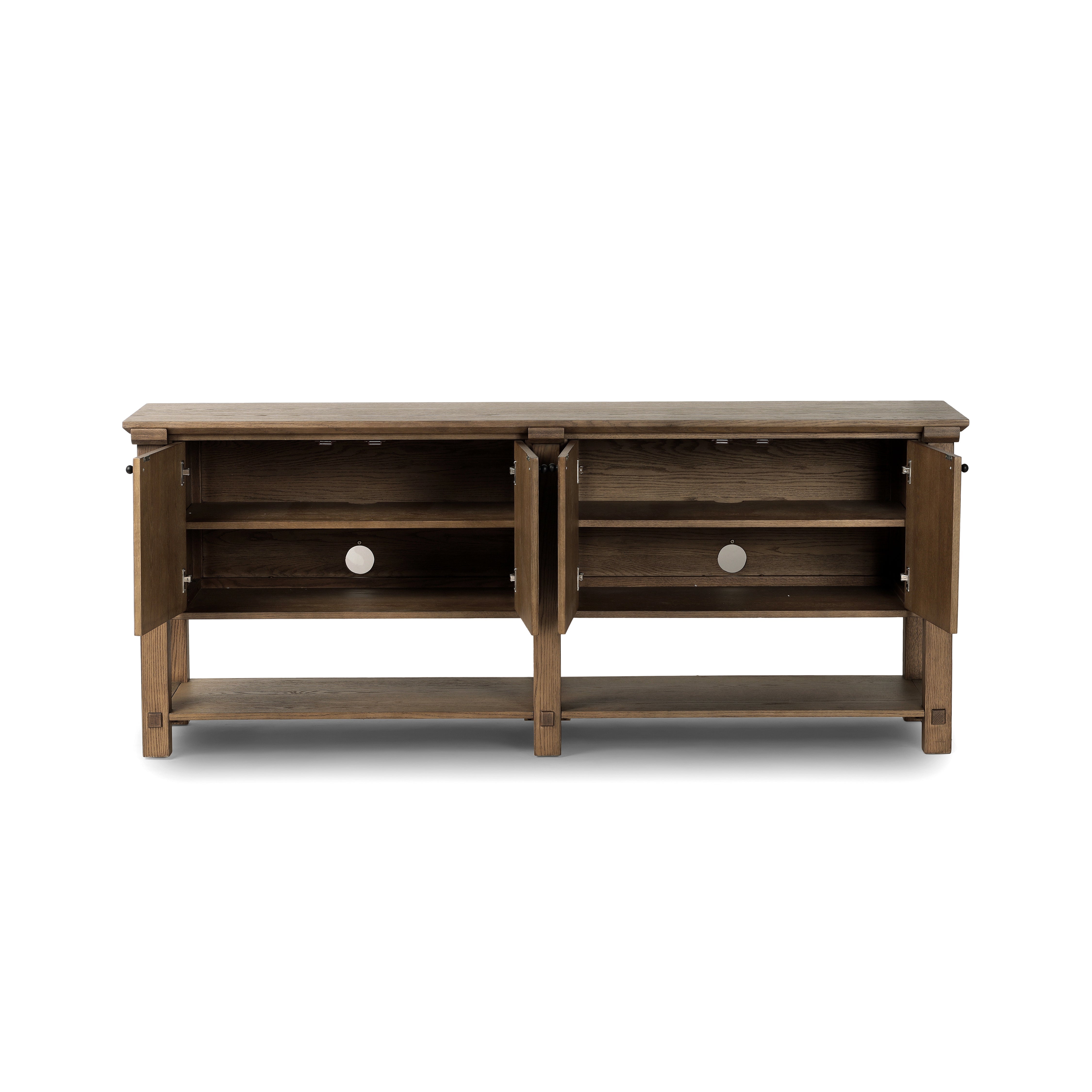 Dahlia Sideboard shown from front with doors open