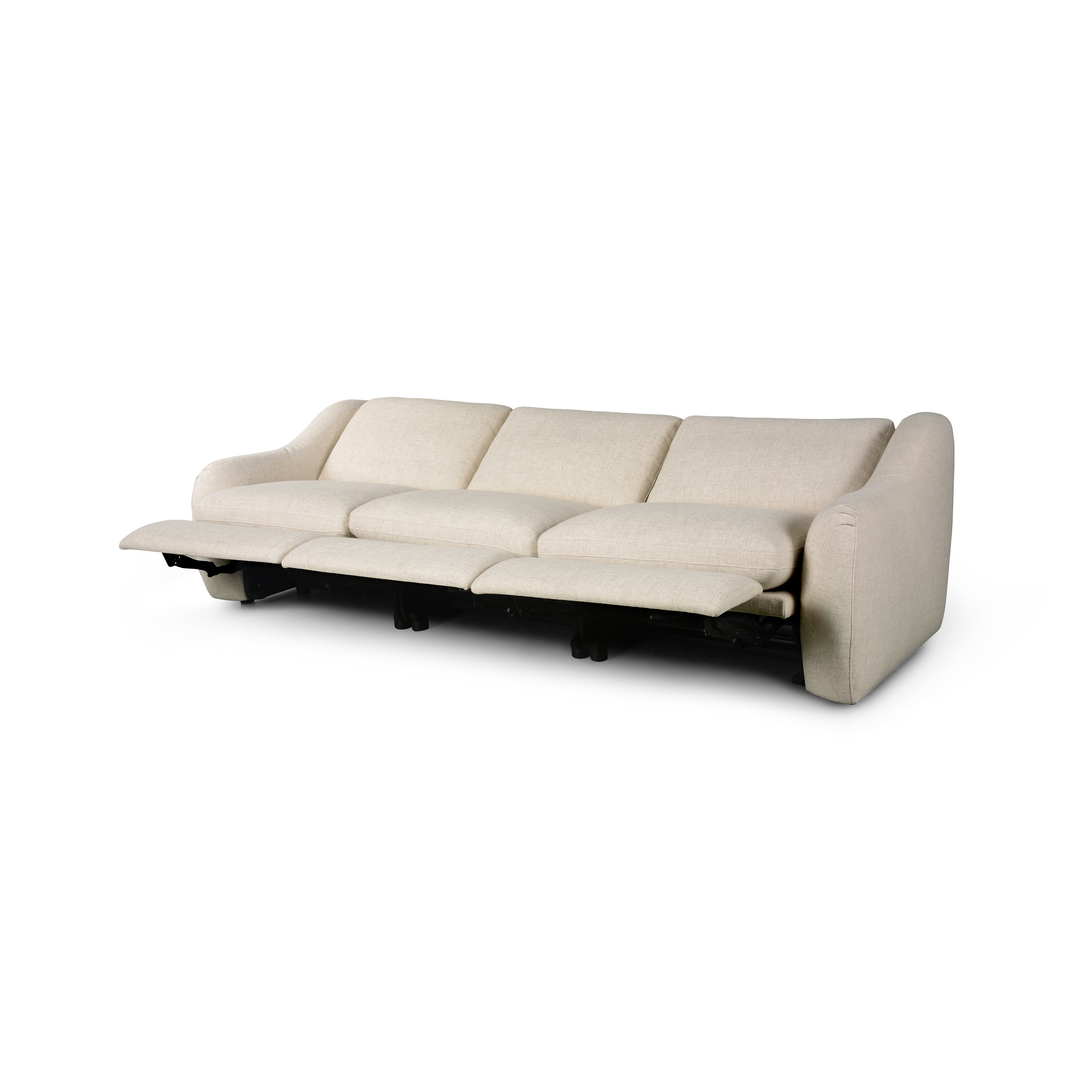Antigo Natural Chase Power Reclining 3-Piece Sectional shown reclined