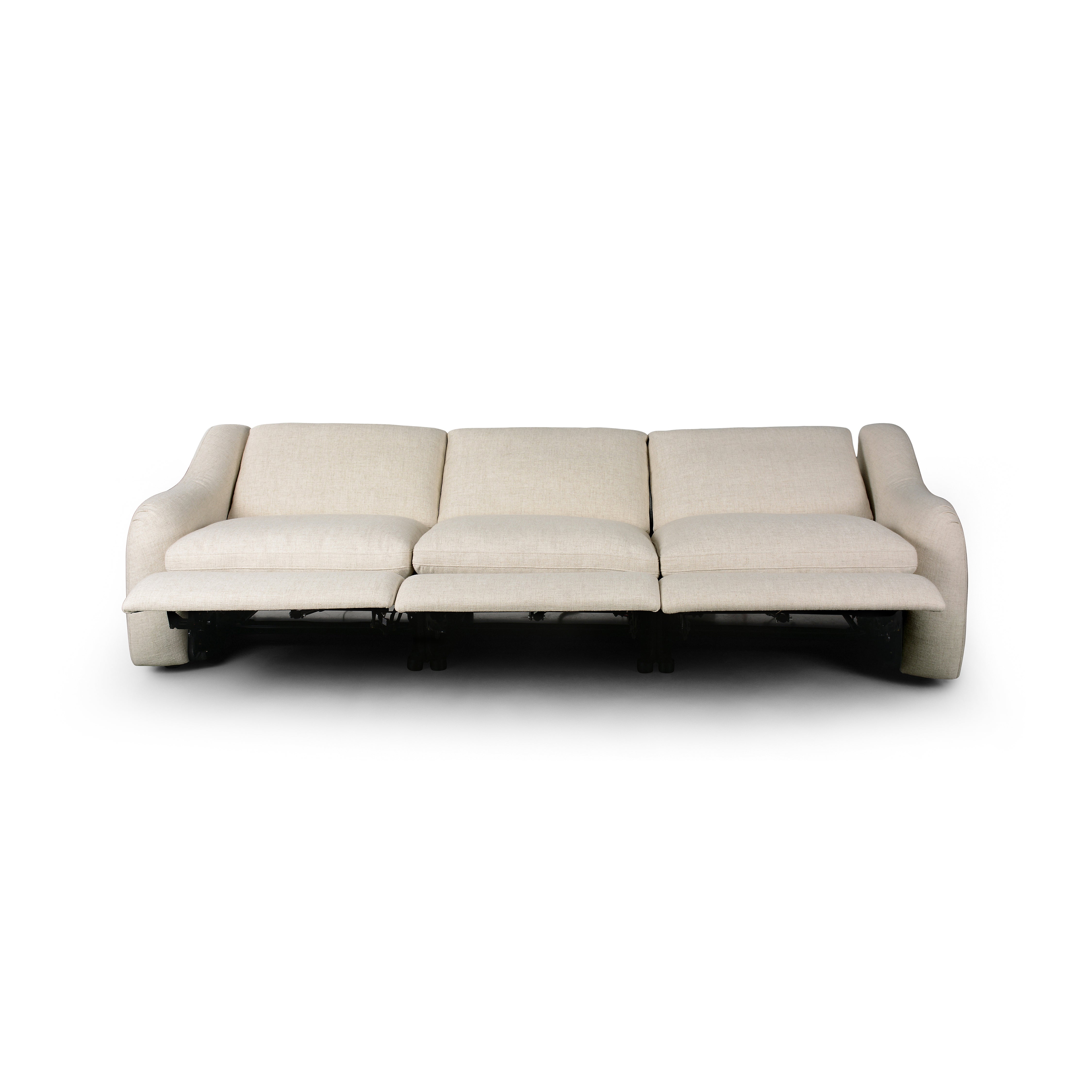 Antigo Natural Chase Power Reclining 3-Piece Sectional shown reclined