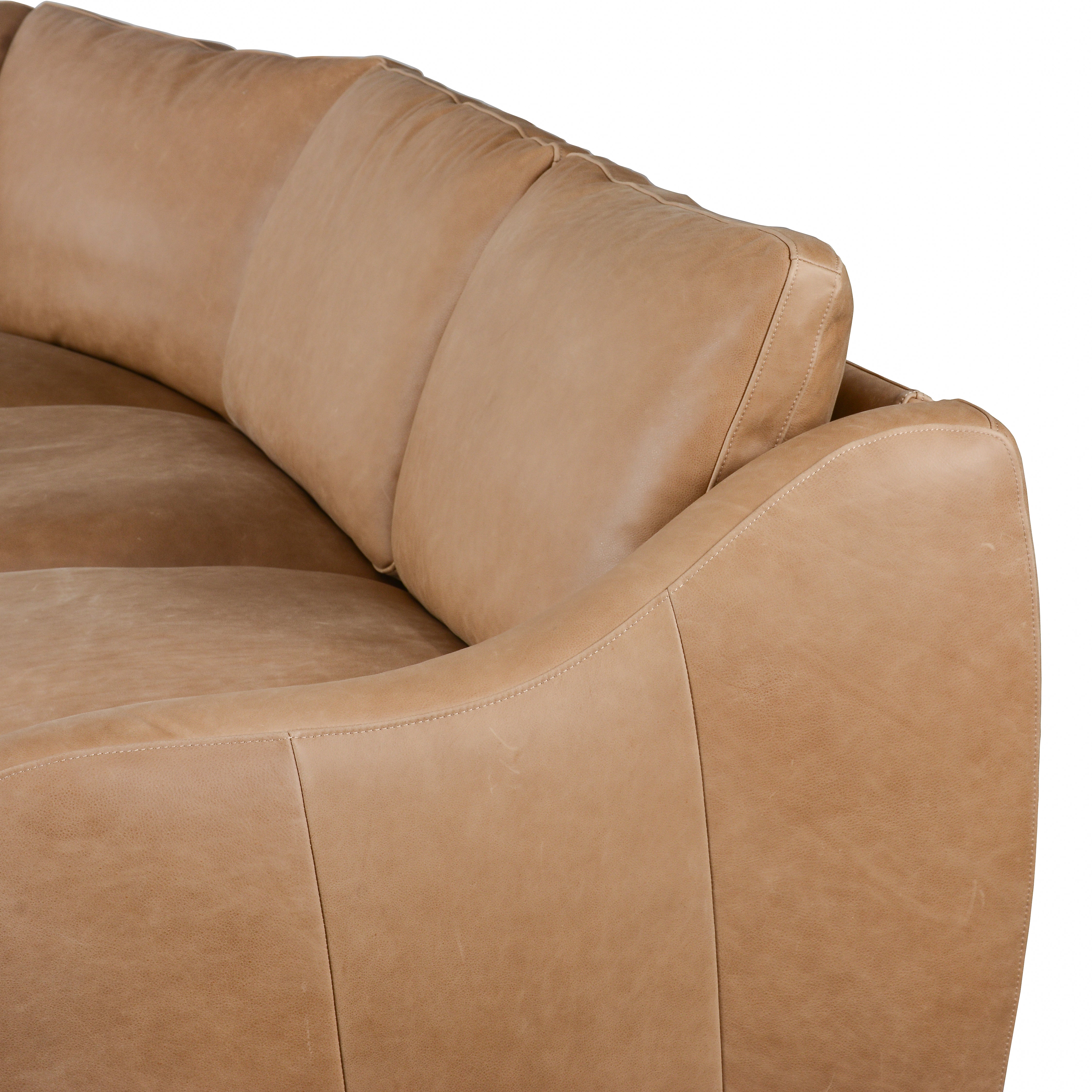 Palermo Drift Chase Power Reclining 5-Piece Sectional up close