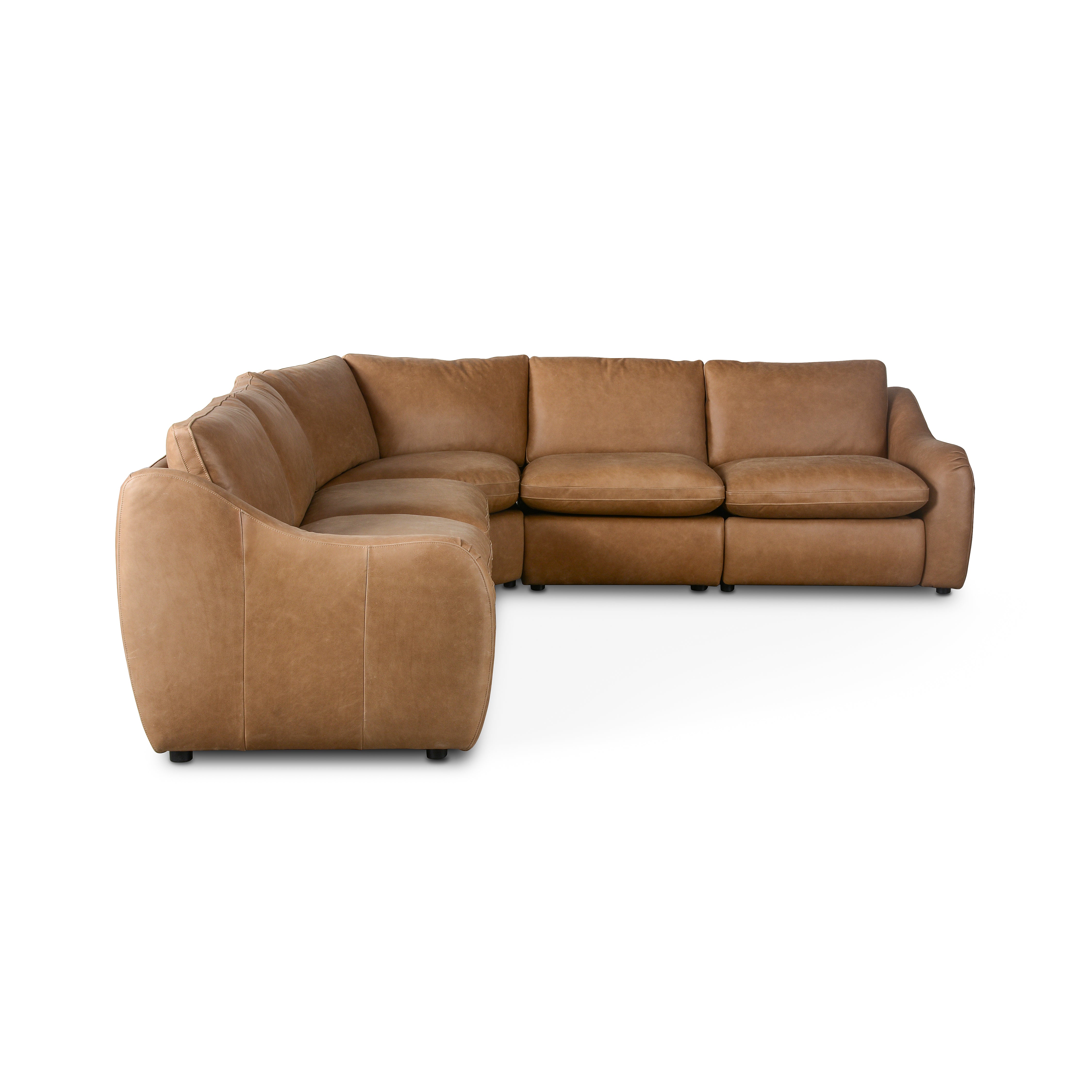 Palermo Drift Chase Power Reclining 5-Piece Sectional