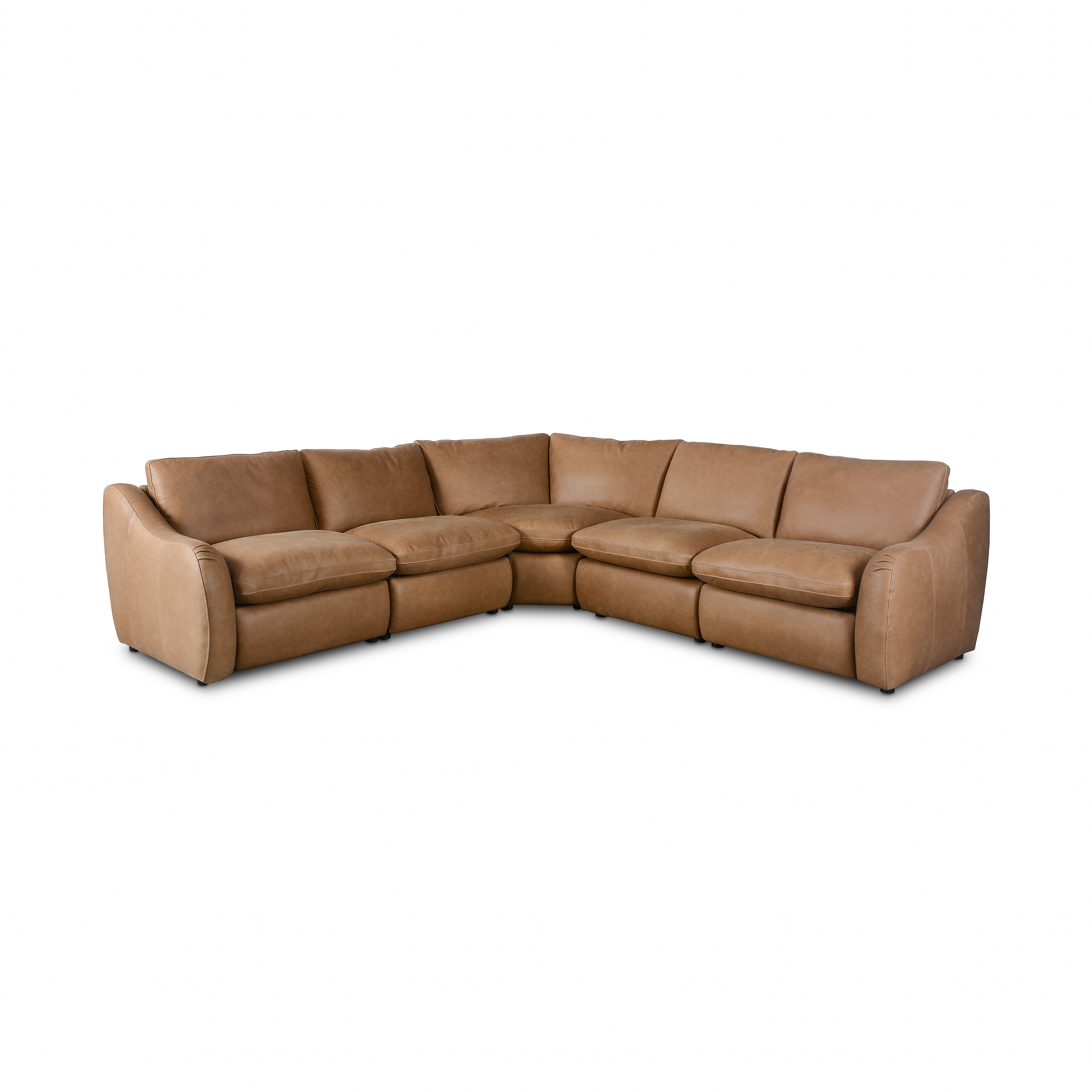 Palermo Drift Chase Power Reclining 5-Piece Sectional