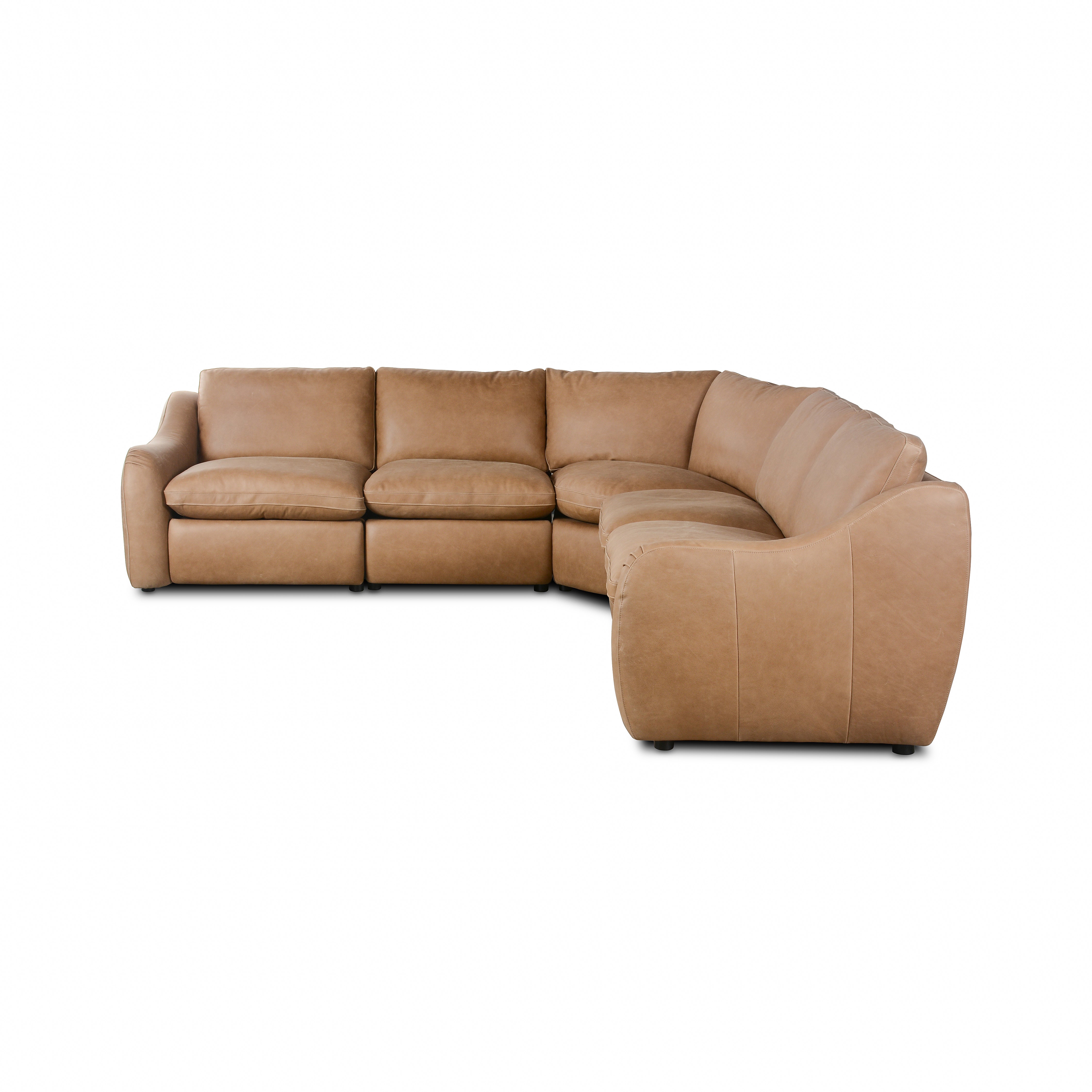 Palermo Drift Chase Power Reclining 5-Piece Sectional