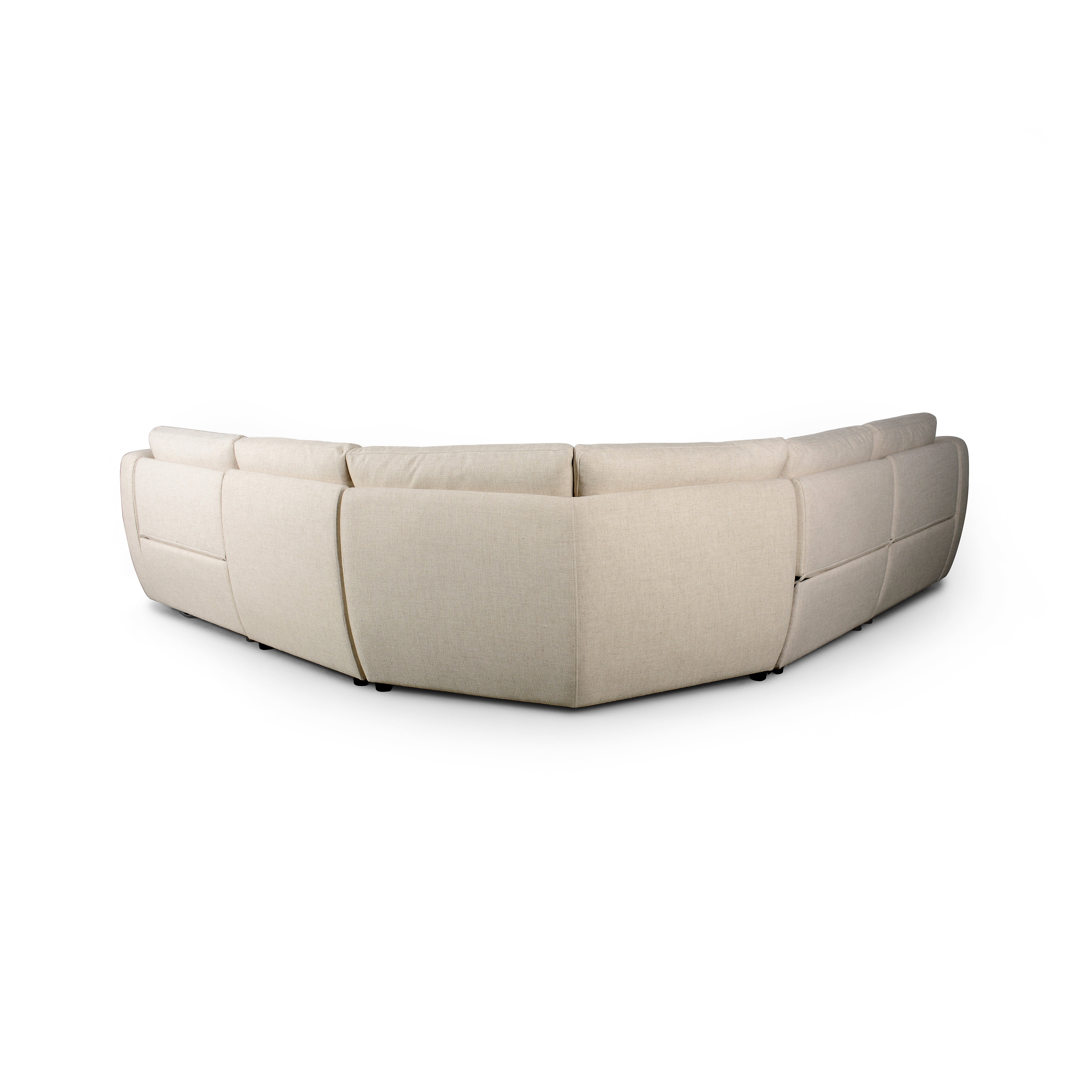 Antigo Natural Chase Power Reclining 5-Piece Sectional back