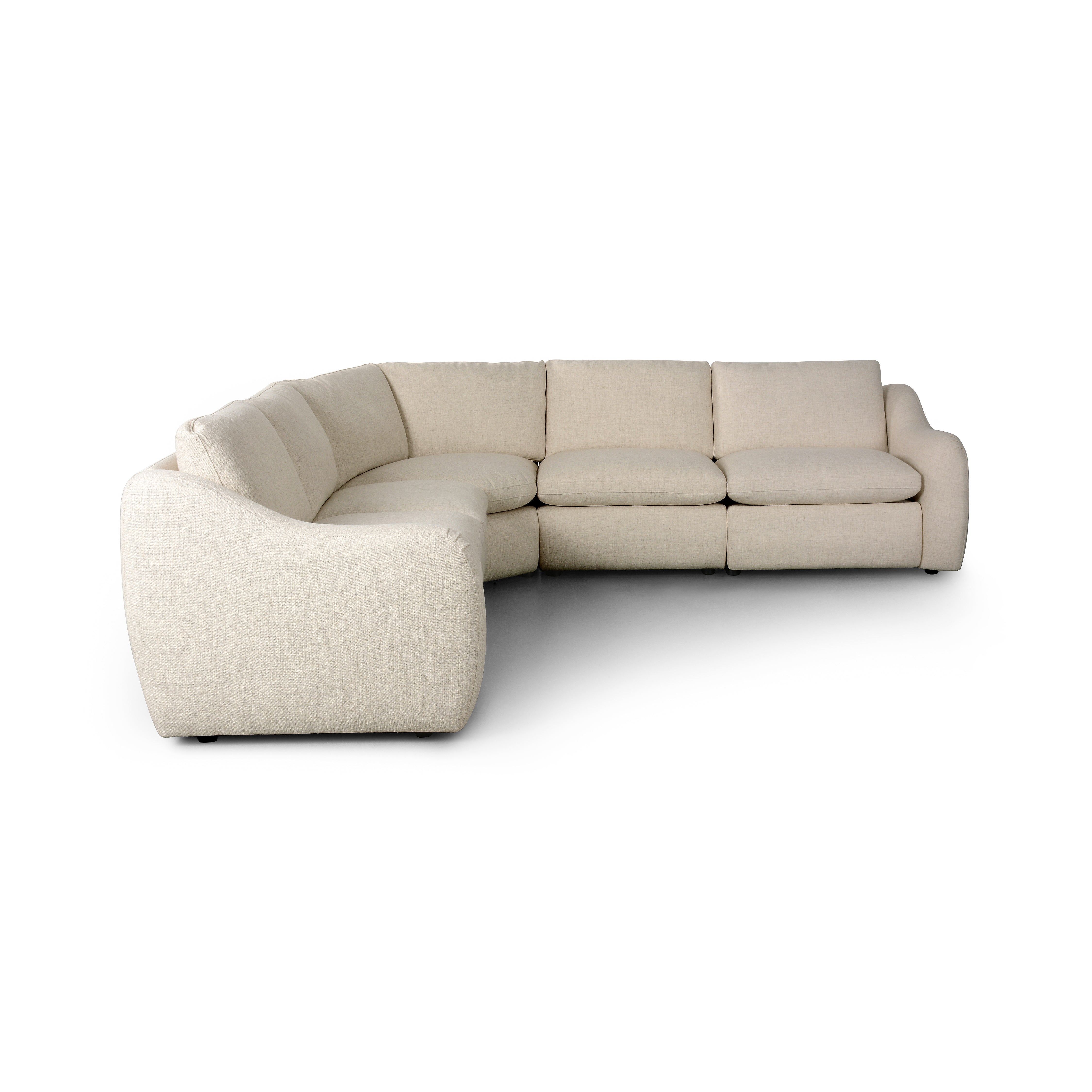 Antigo Natural Chase Power Reclining 5-Piece Sectional