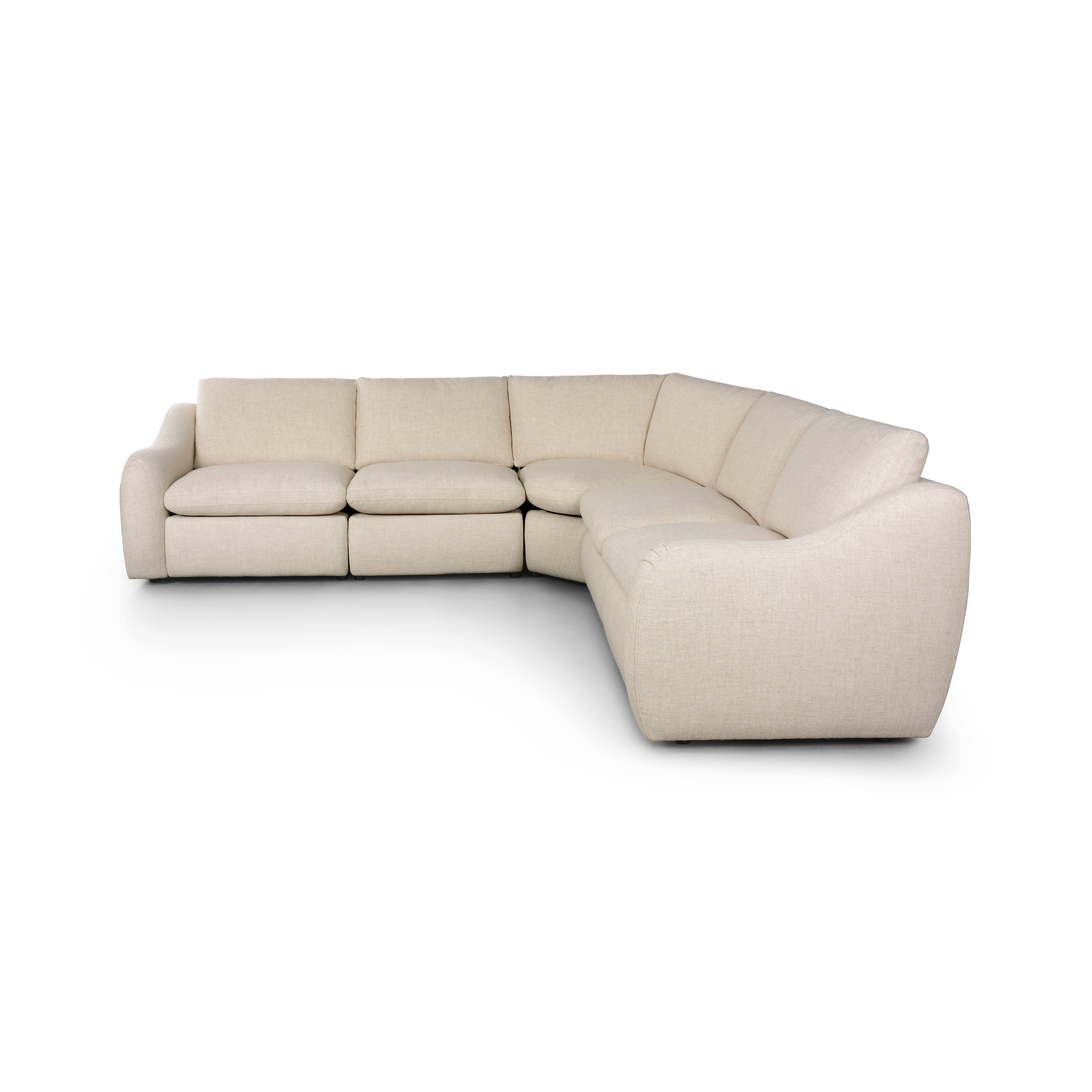 Antigo Natural Chase Power Reclining 5-Piece Sectional