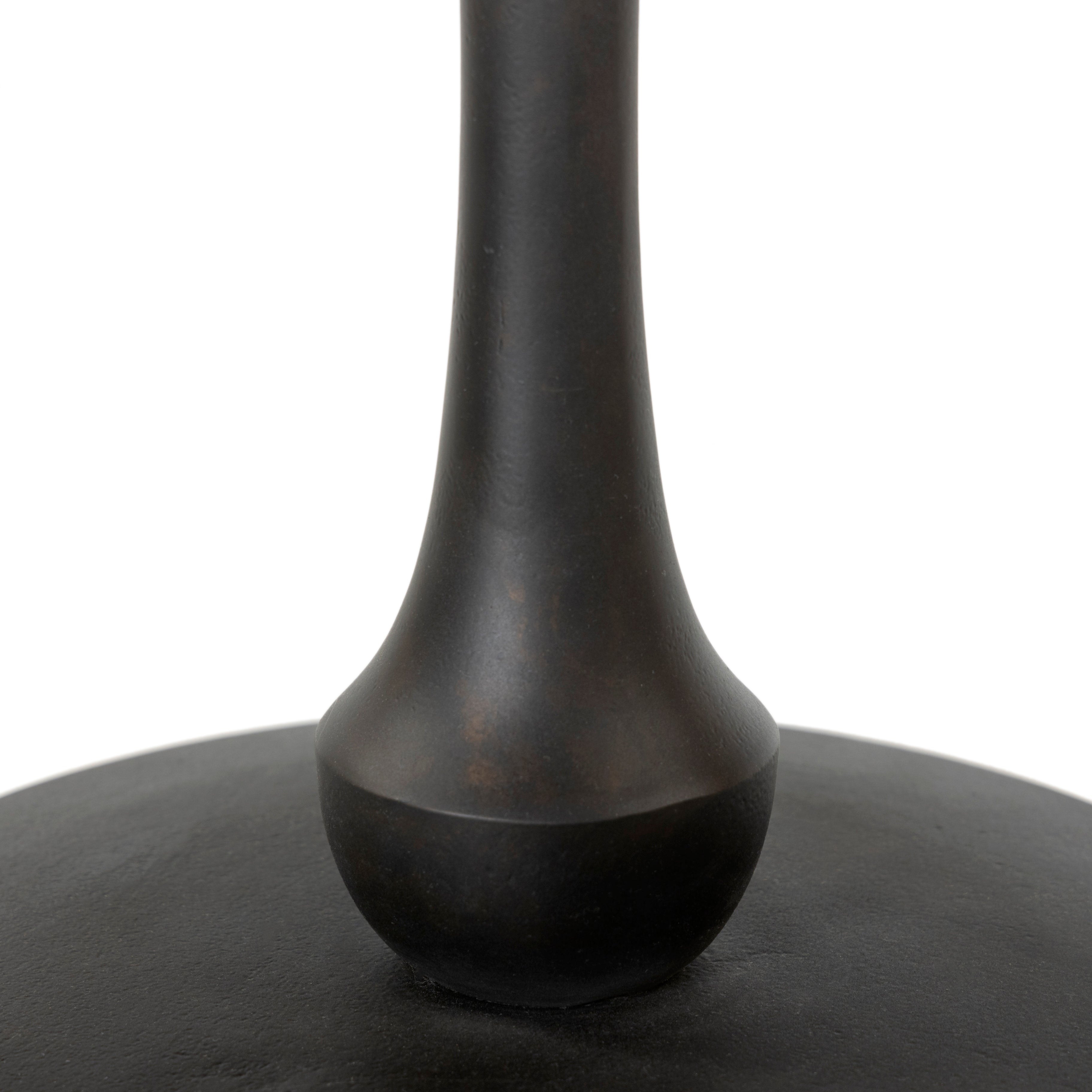 Mira End Table base of leg up close