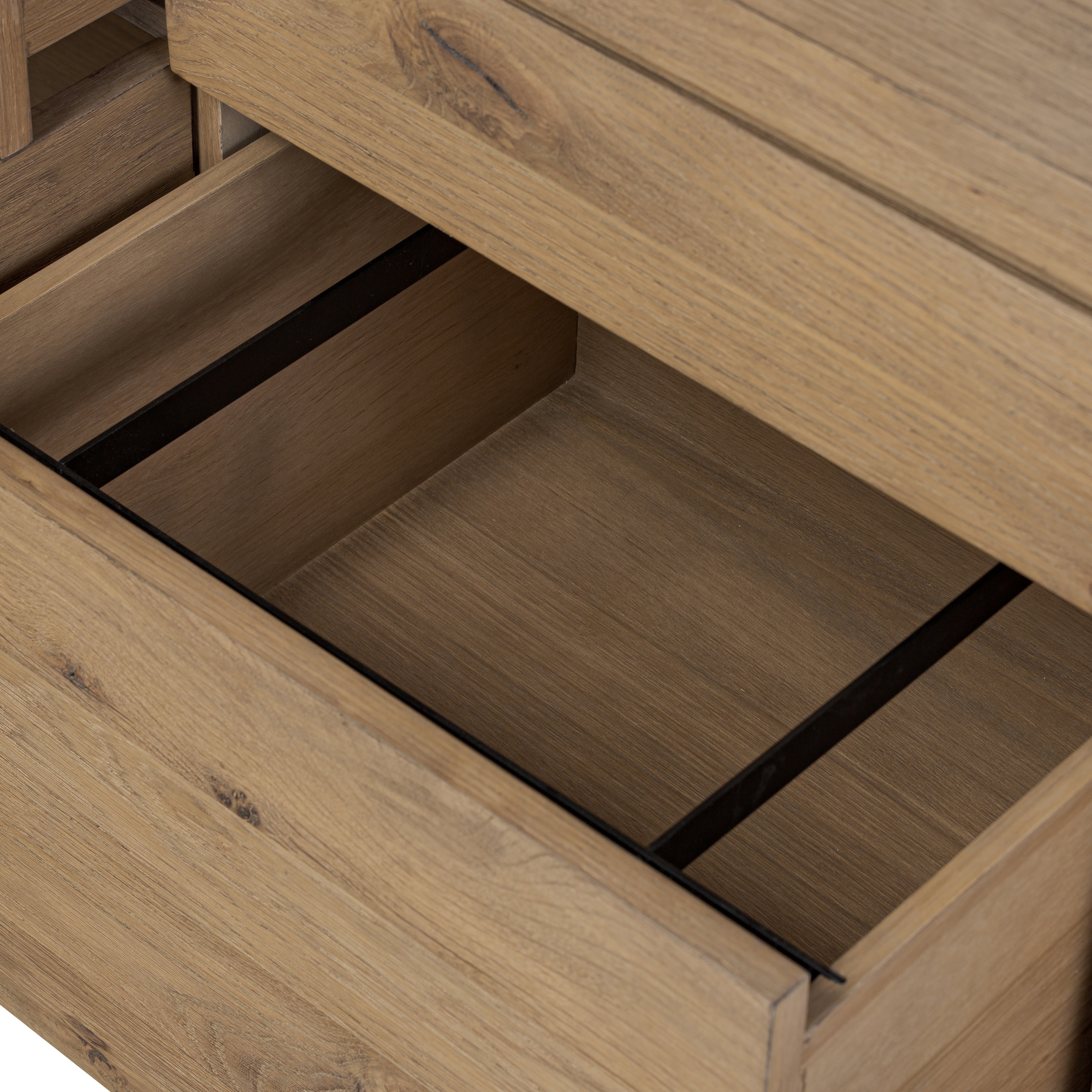 Joanne Rotating Desk drawers shown pulled out
