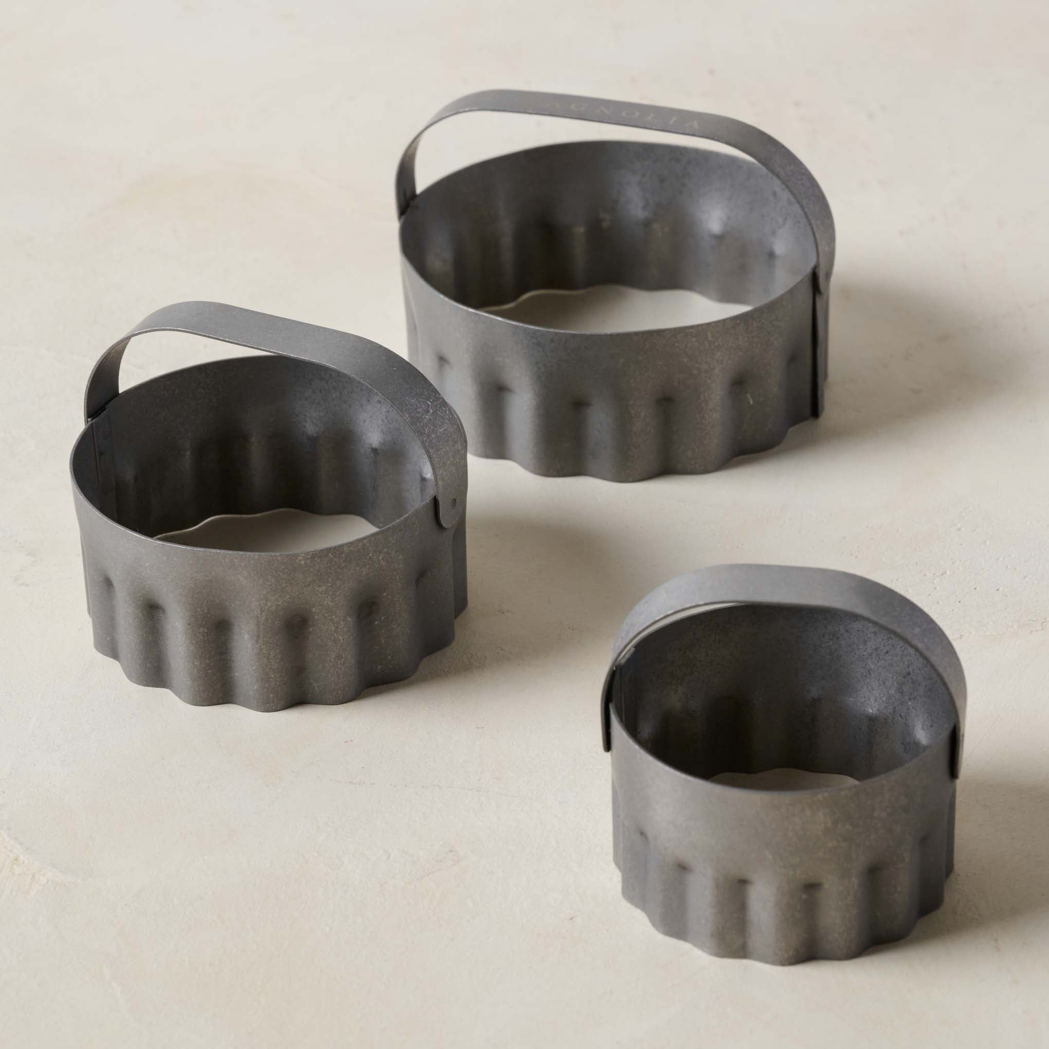 Magnoliass Fluted Biscuit Cutters in various sizes