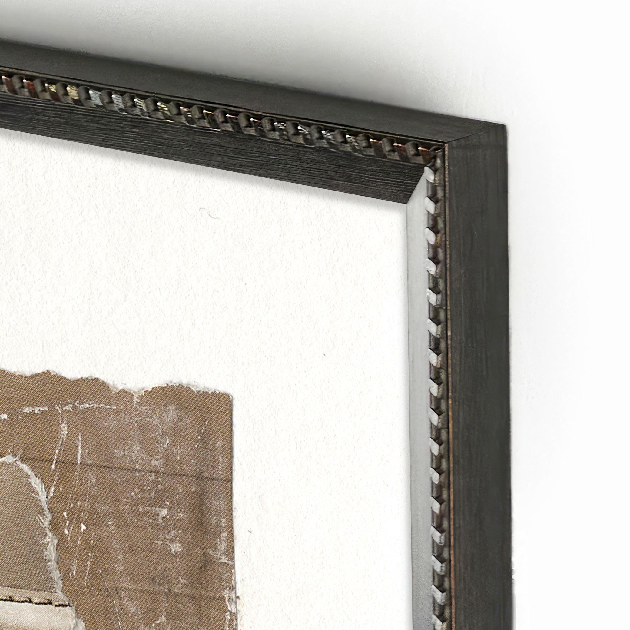 No. 13 by Valeria Sidanez frame corner shown up close
