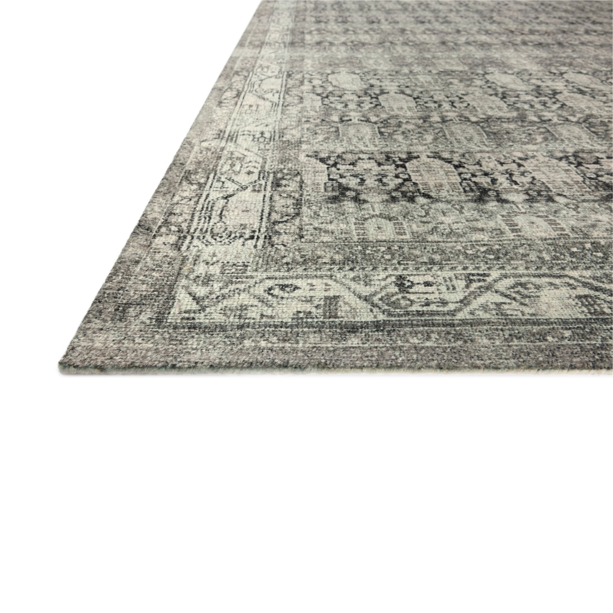 Wimberly Granite Cream Rug corner up close