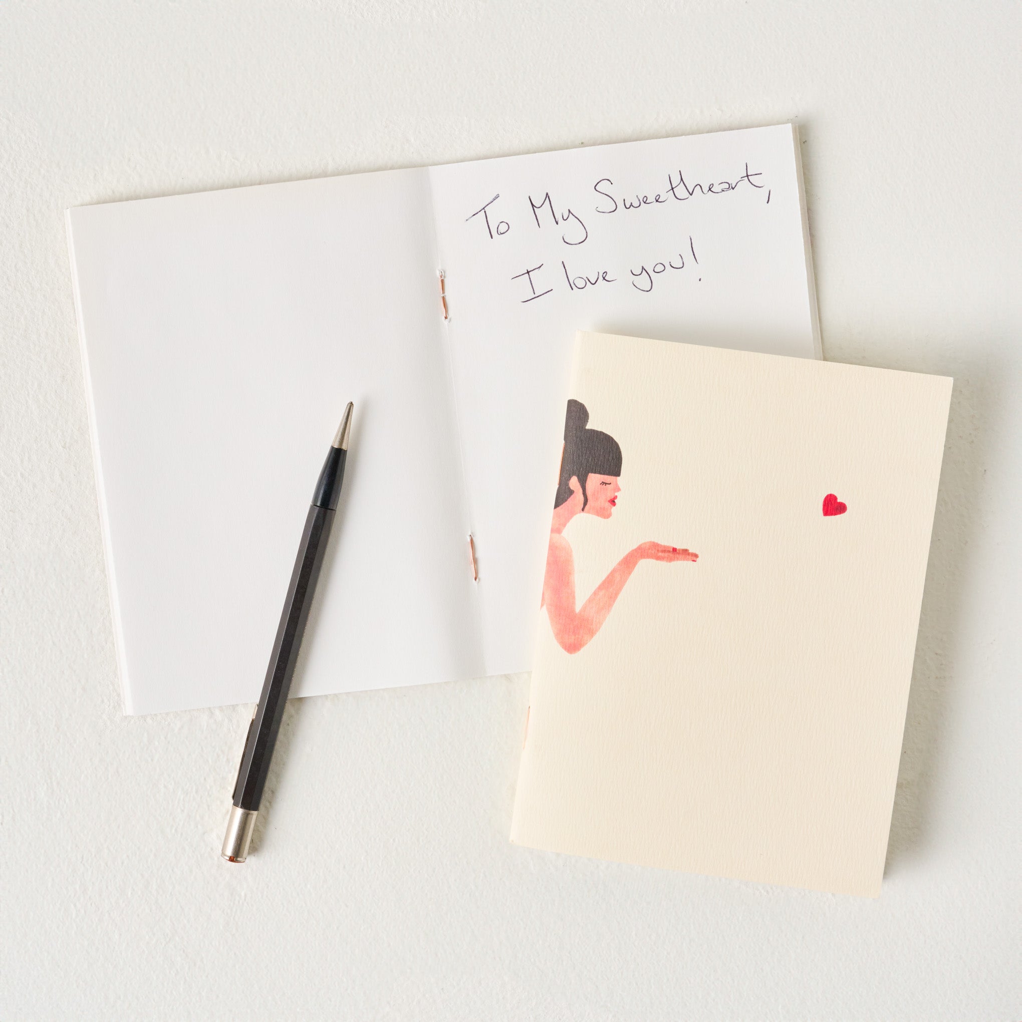 A5 Heart Notebook
