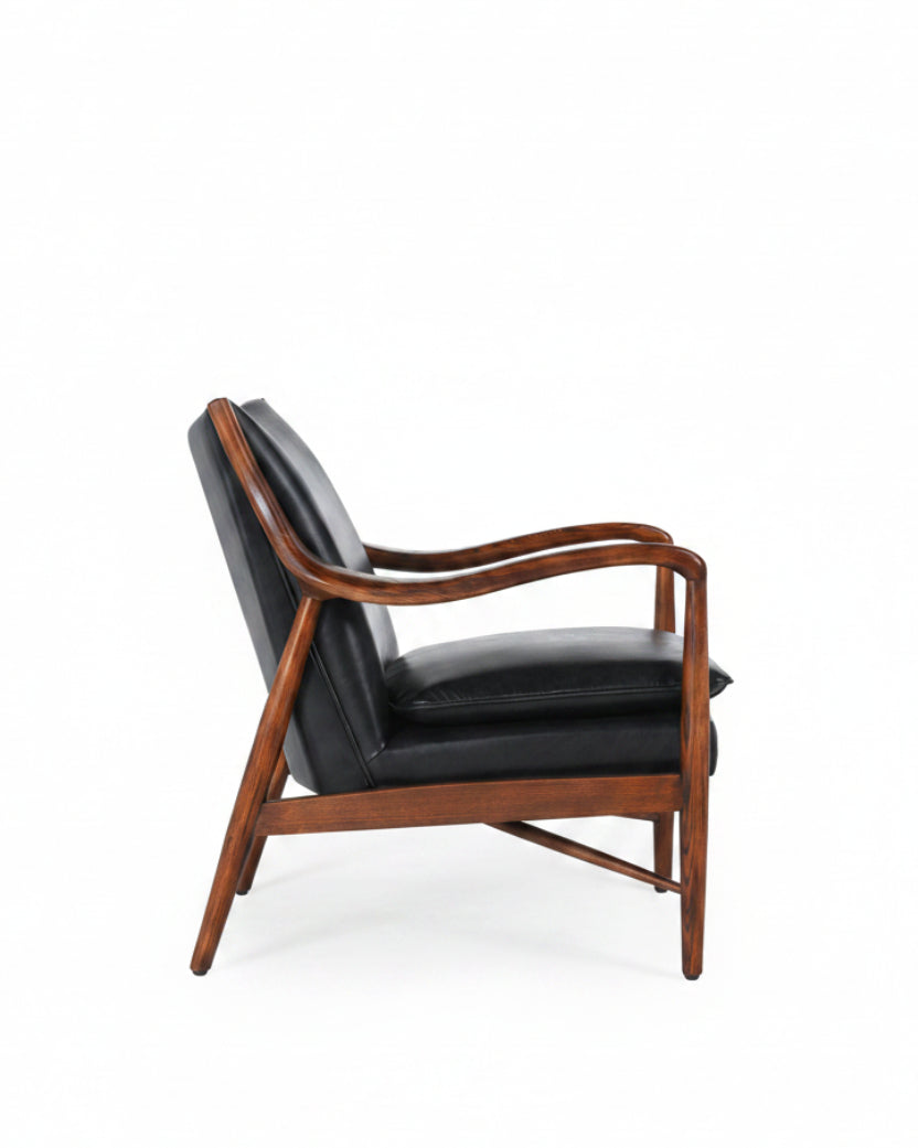 Holland Chair in black side view