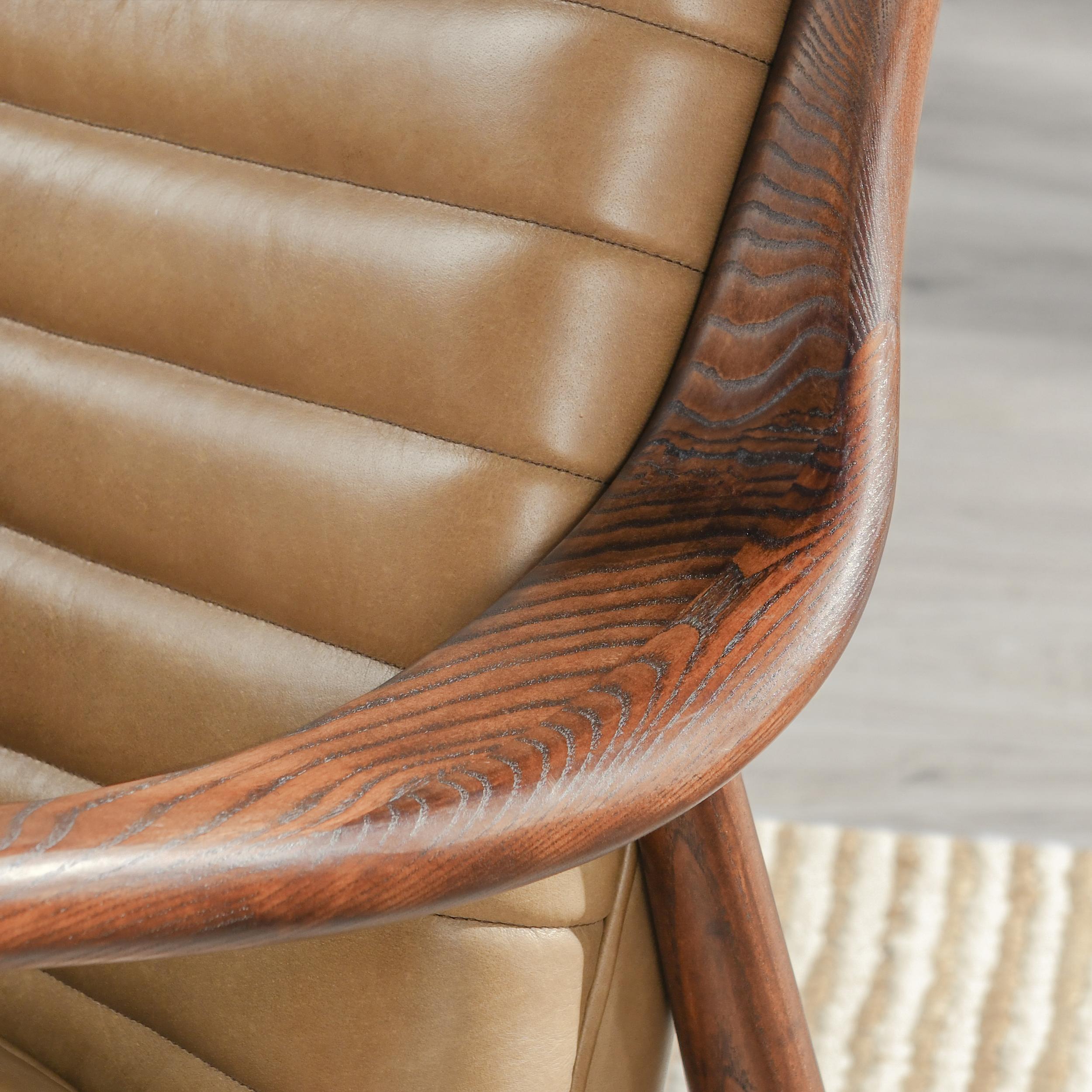 Holland Channel Stitch Chair up close