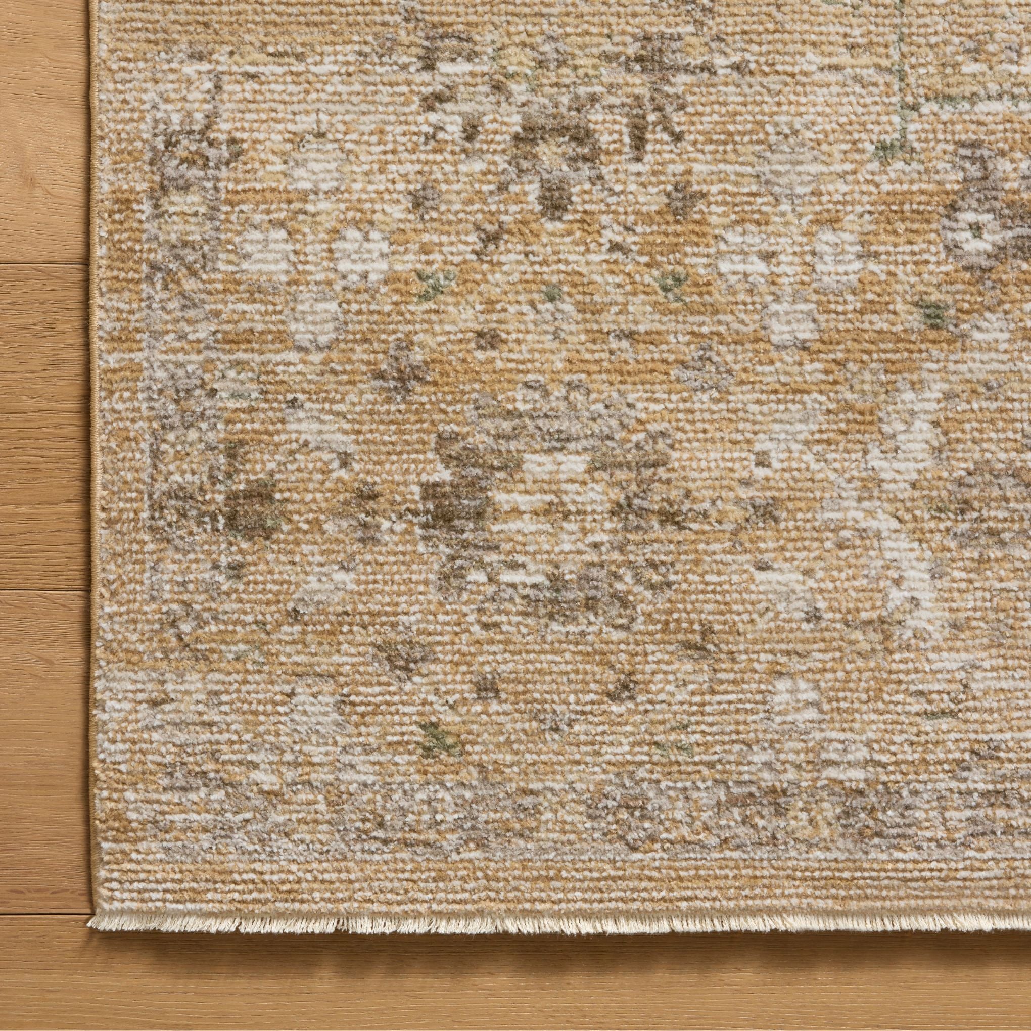 Pace Sunset Stone Rug corner shown from above