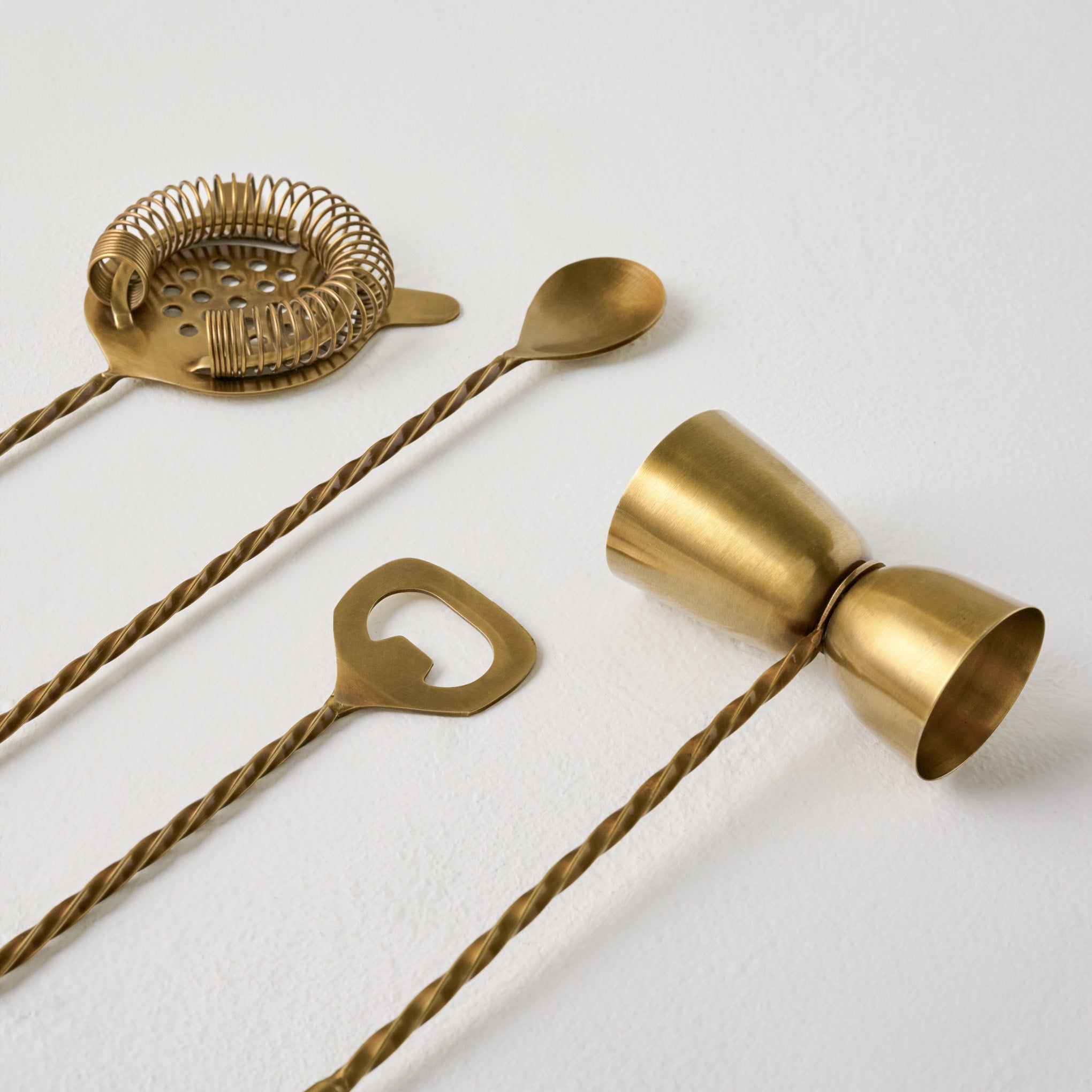 Antique Brass Bar Bundle Pairing tools