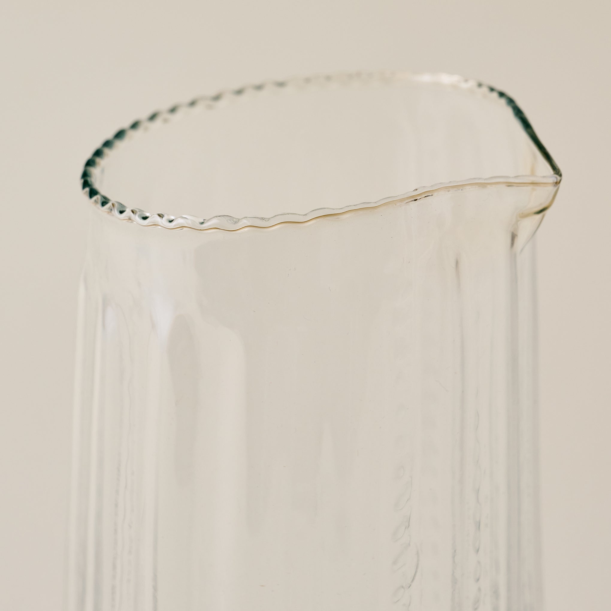 Elizabeth Bottle Cut Carafe up close