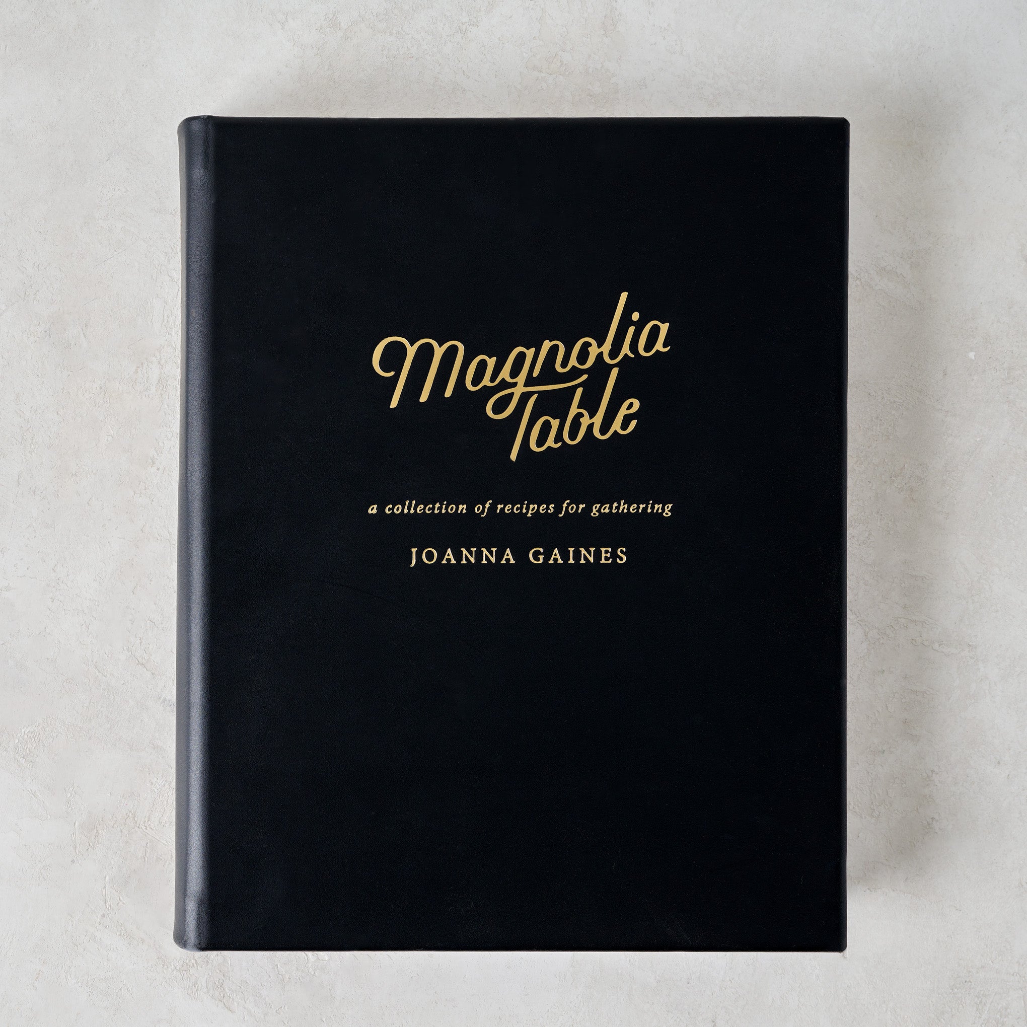 Leather Bound Magnoliass Table Cookbook