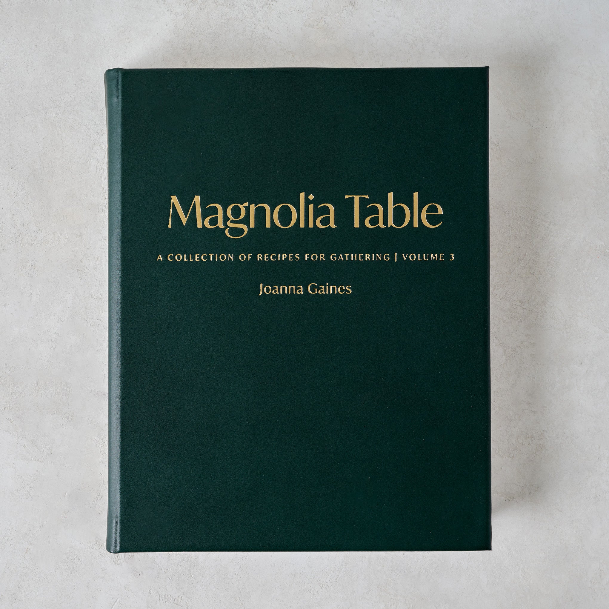 Leather Bound Magnoliass Table Cookbook Volume 3